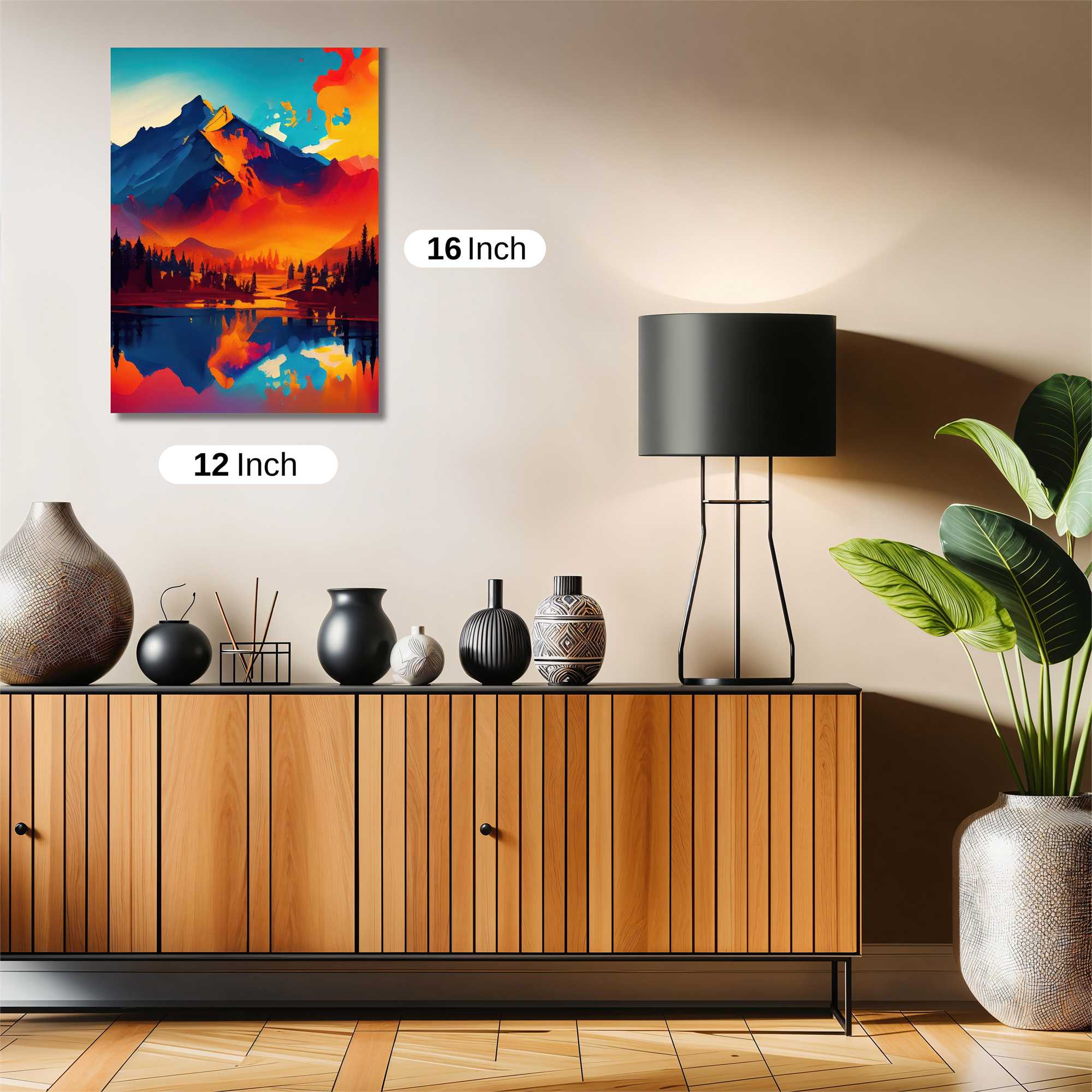 Sunset Serenity Safe Wall Magnetic / M