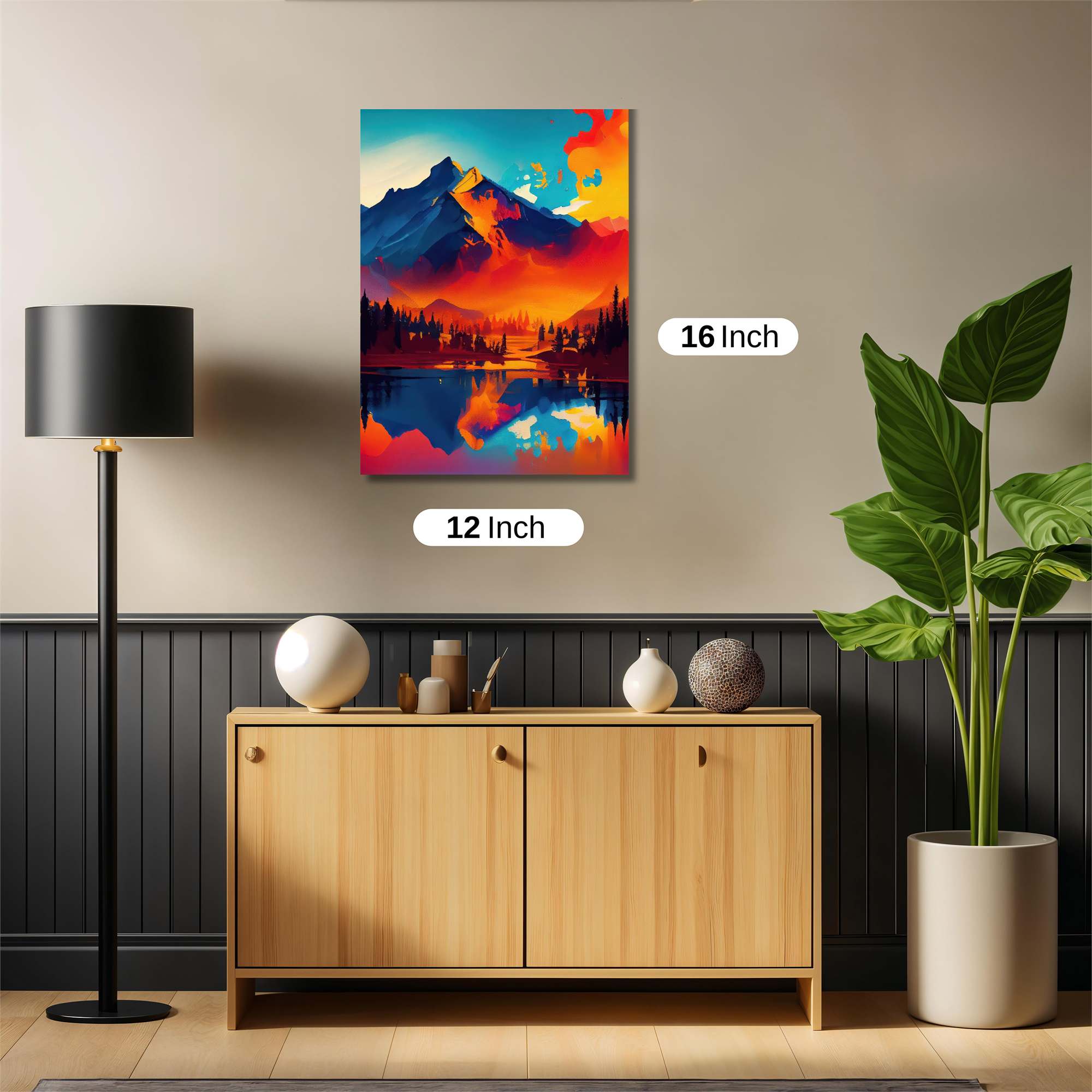 Sunset Serenity Safe Wall Magnetic / M