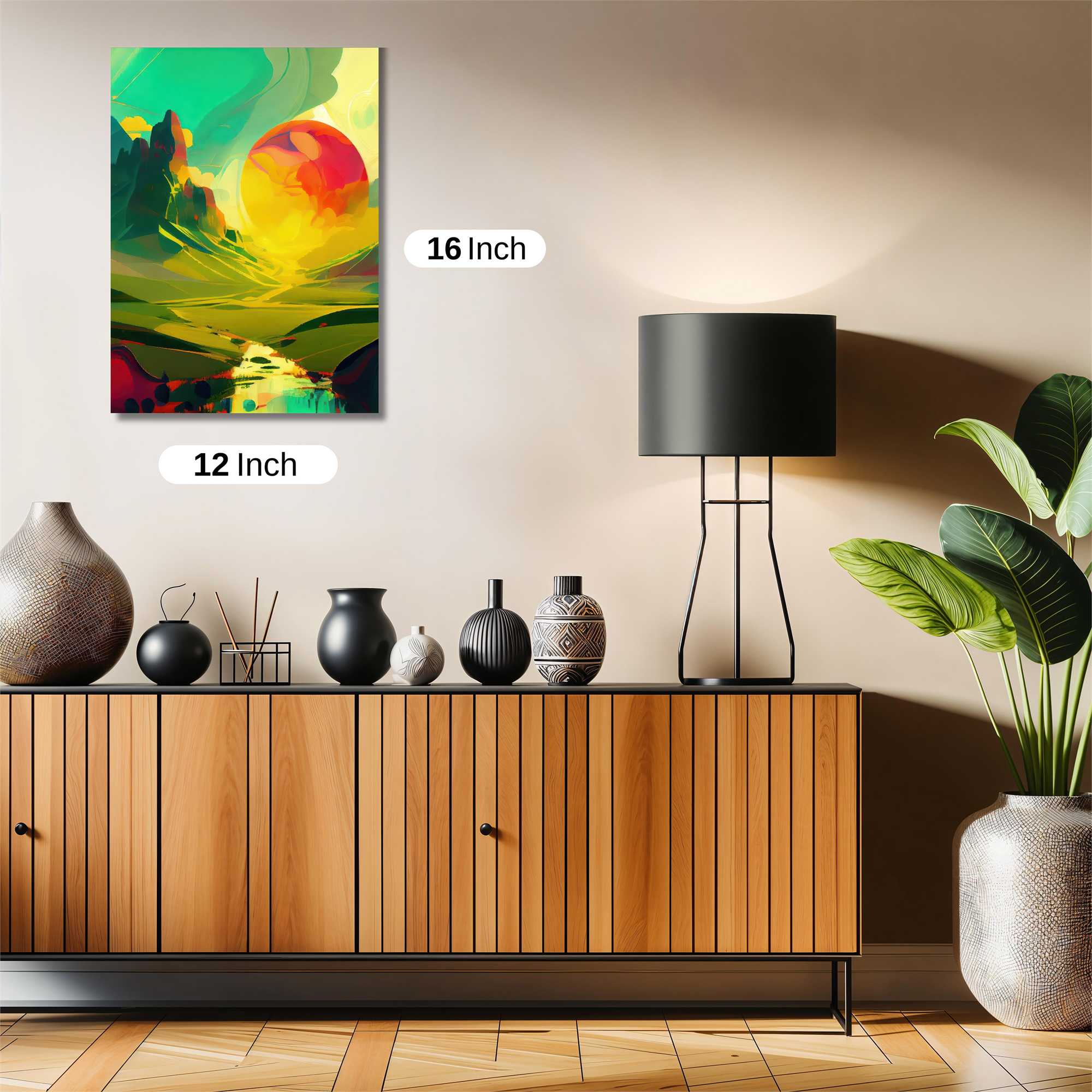 Sunset Serenity Safe Wall Magnetic / M