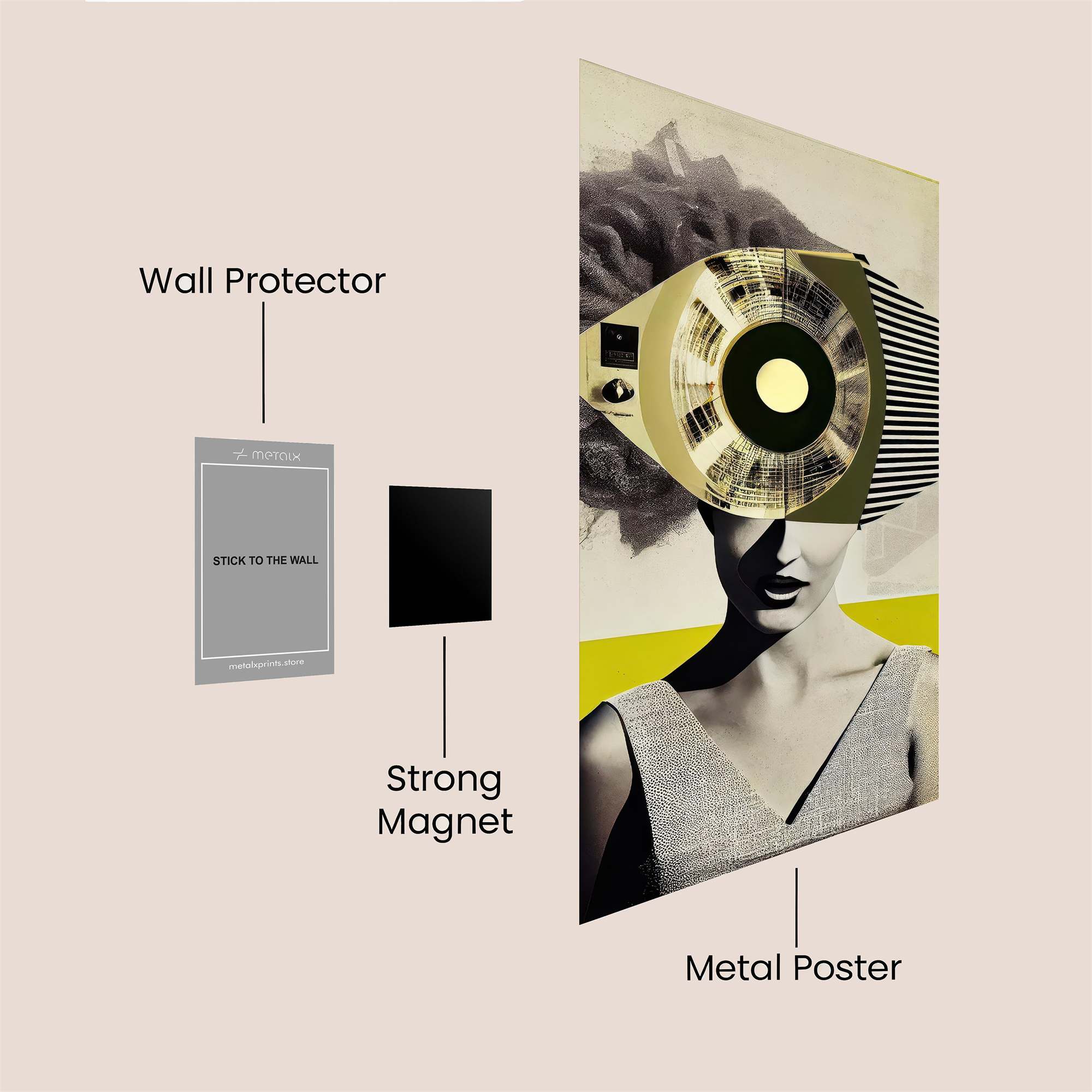 Surreal Vision Safe Wall Magnetic / M