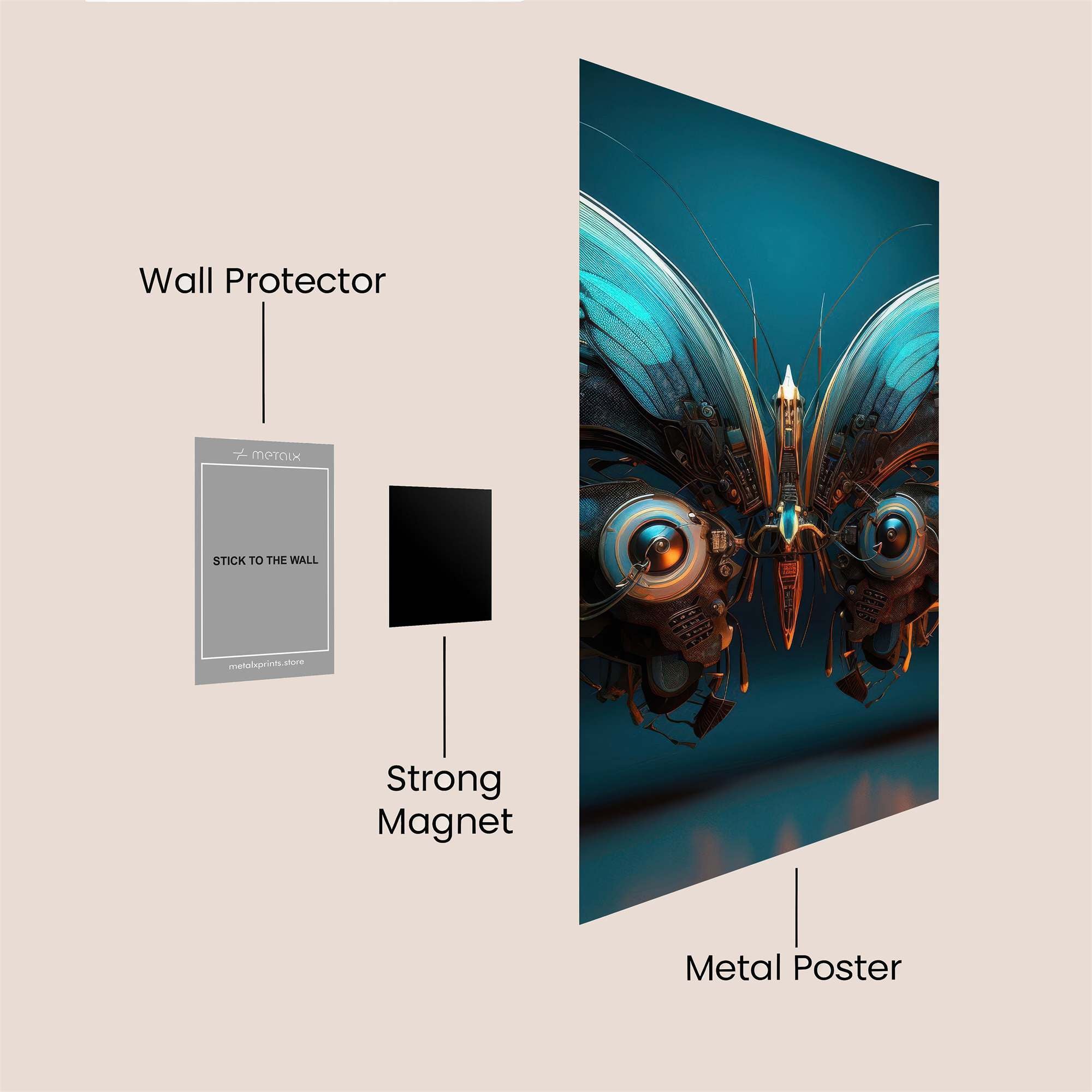 Pod Serenity Safe Wall Magnetic / M