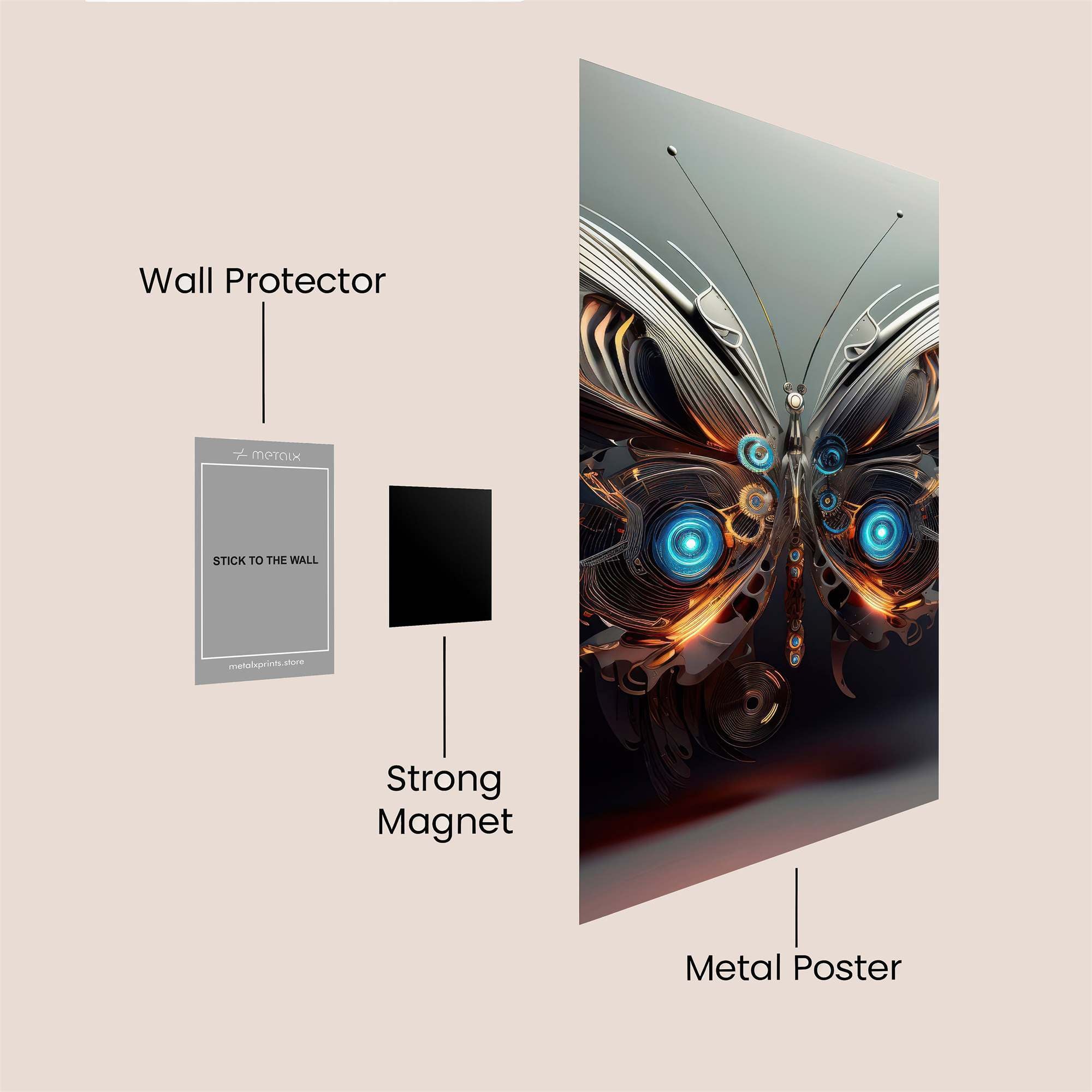Samurai Serenity Safe Wall Magnetic / M