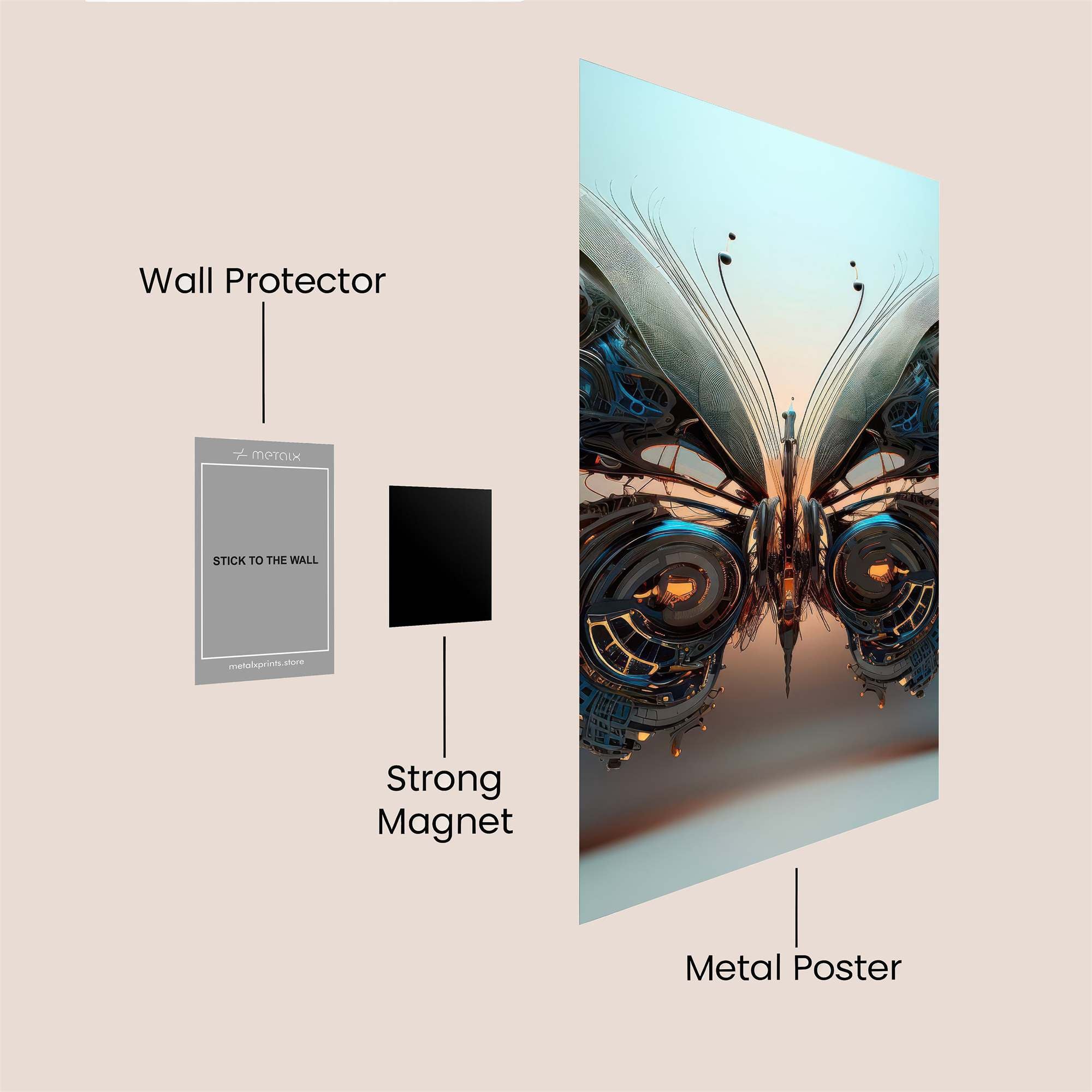 Apocalyptic Vision Safe Wall Magnetic / M