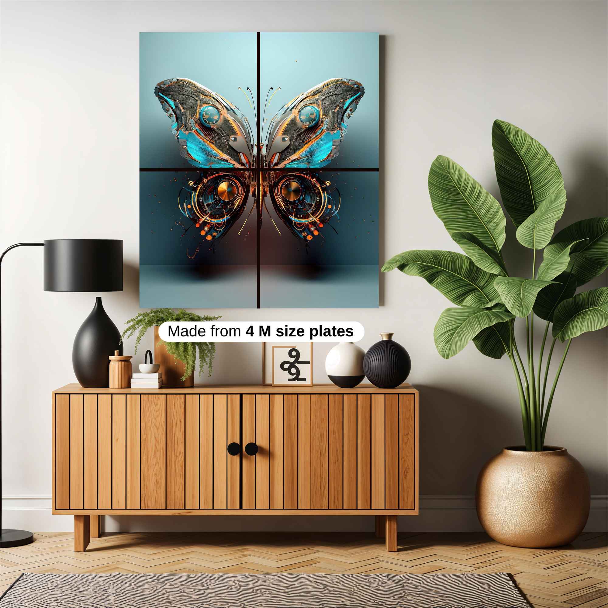 Butterfly Cybernetic Safe Wall Magnetic / M
