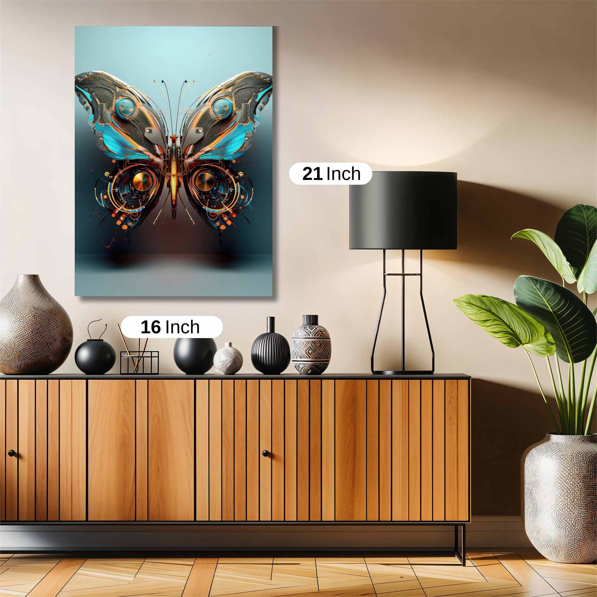 Butterfly Cybernetic Safe Wall Magnetic / M