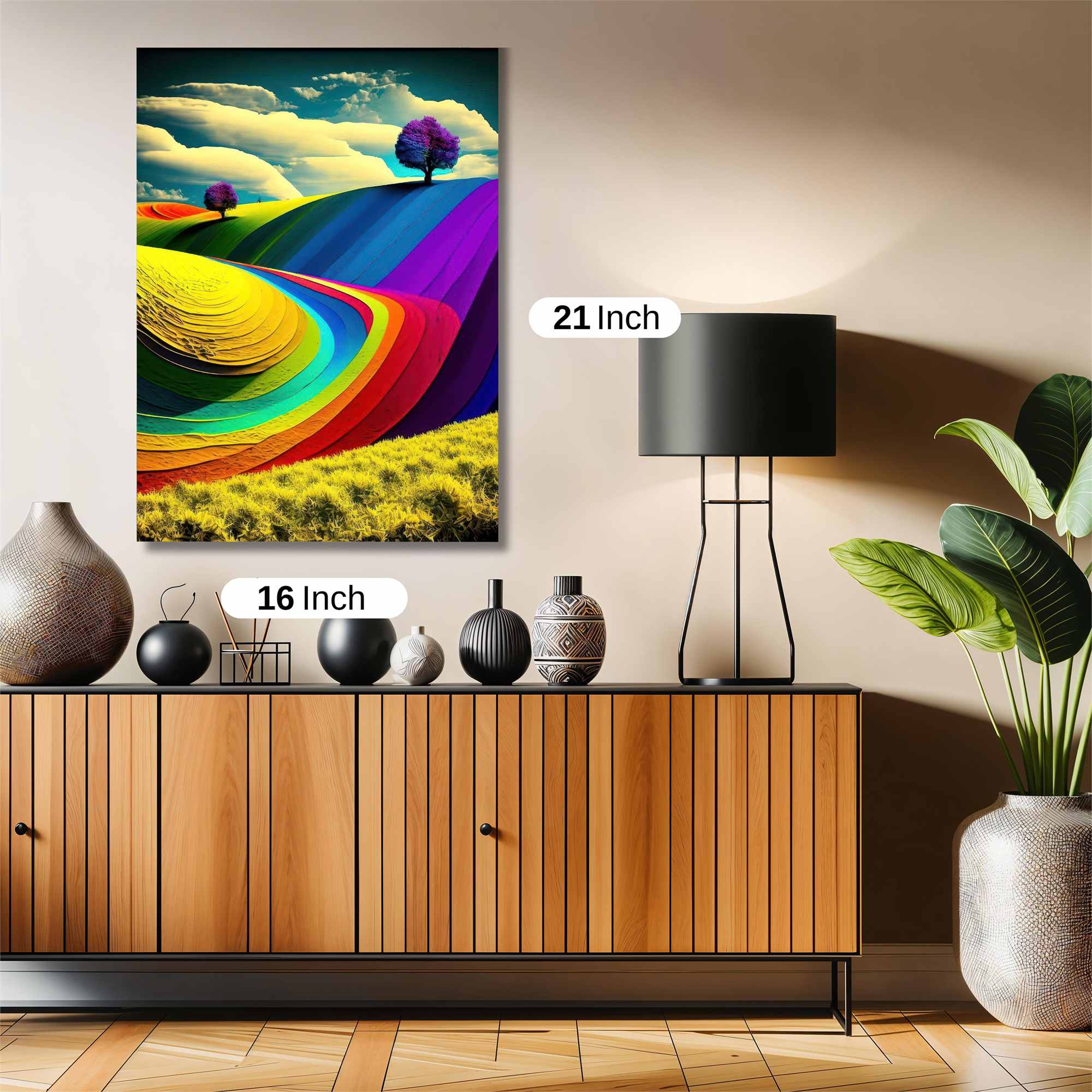 Rainbow Serenity Safe Wall Magnetic / M