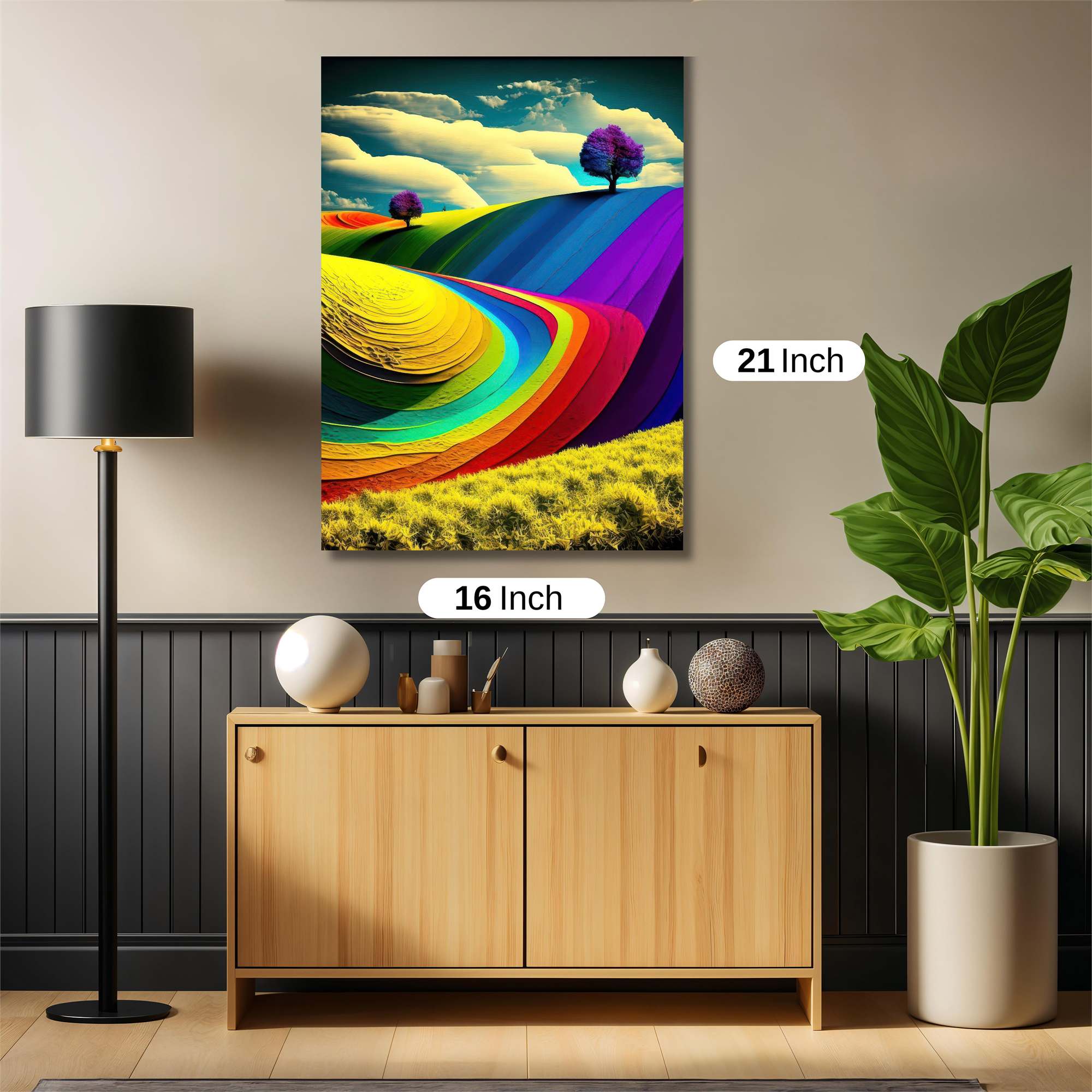 Rainbow Serenity Safe Wall Magnetic / M