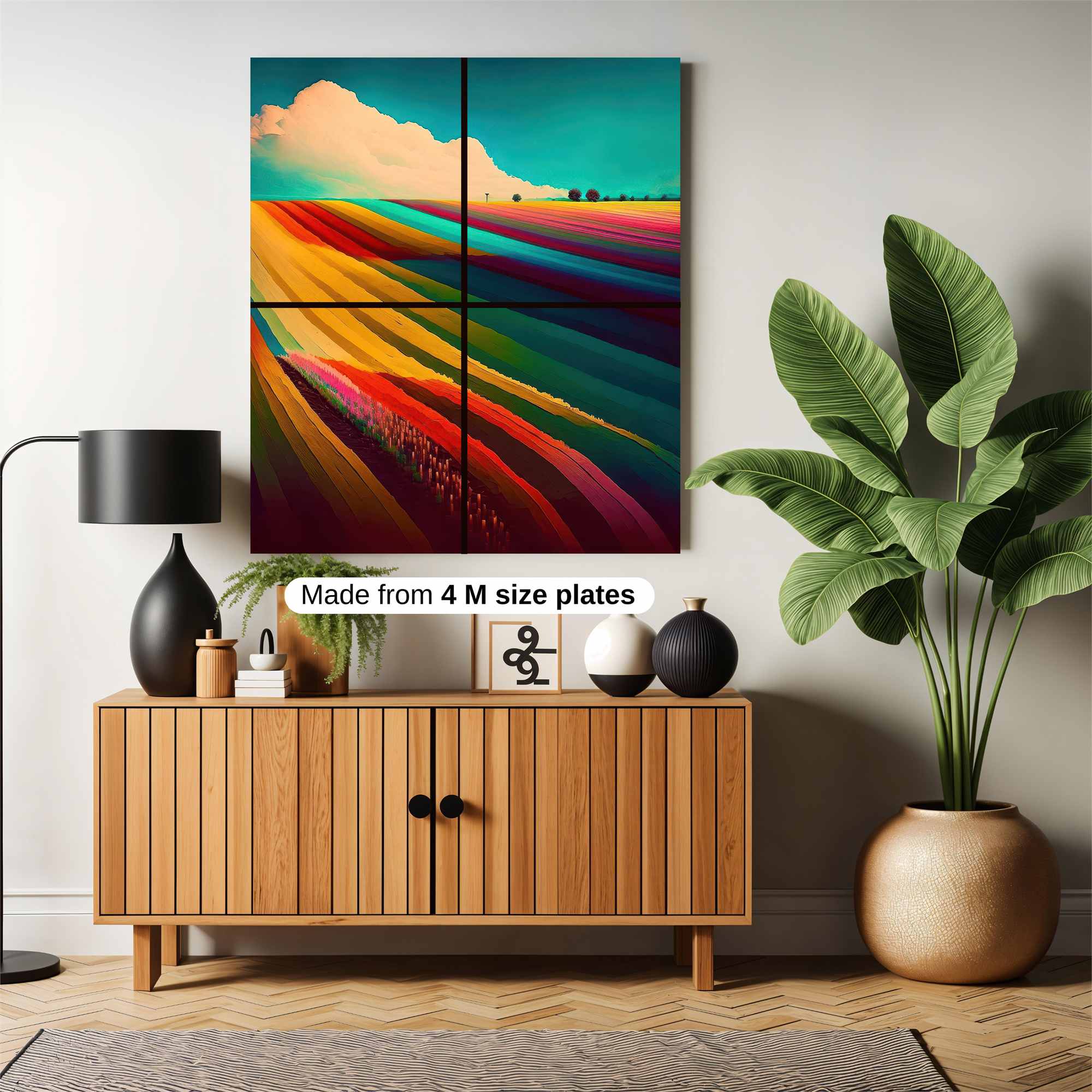 Colorful Dreamscape Safe Wall Magnetic / M