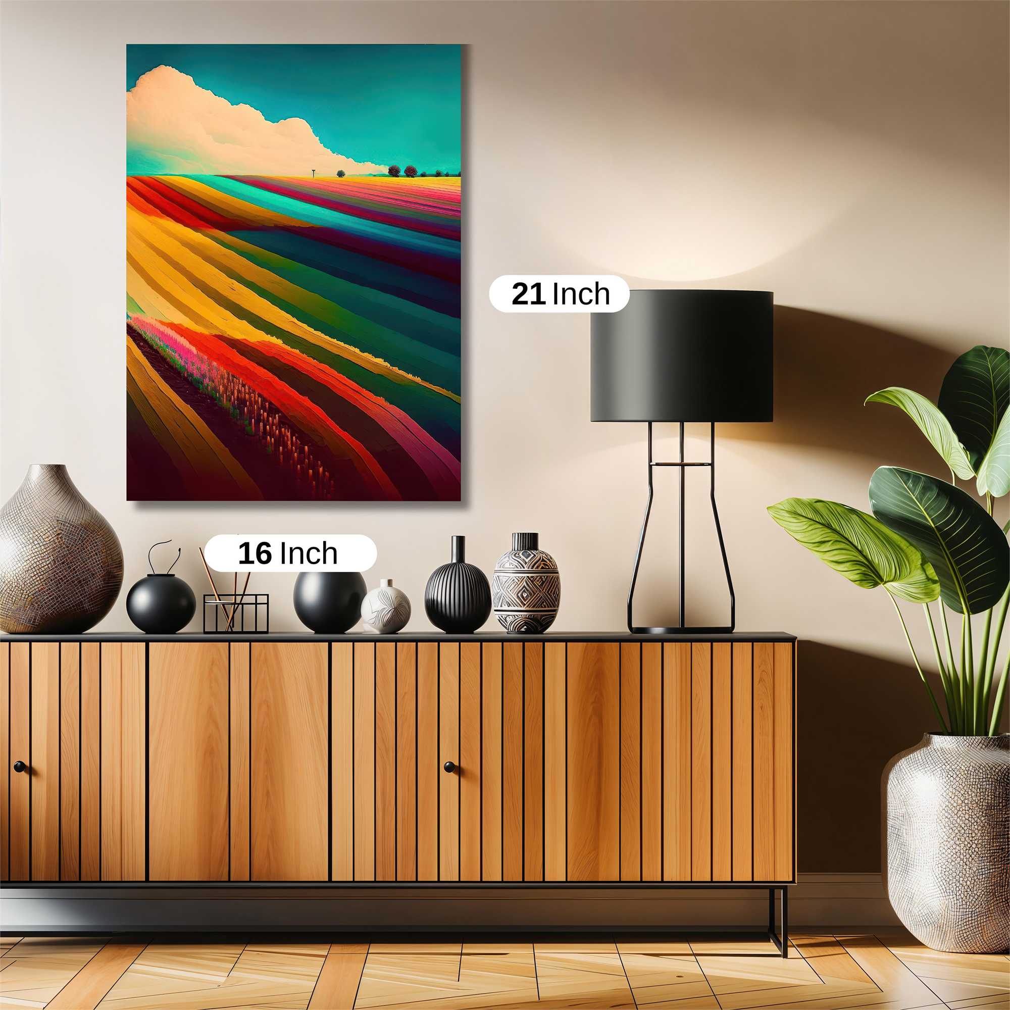 Colorful Dreamscape Safe Wall Magnetic / M