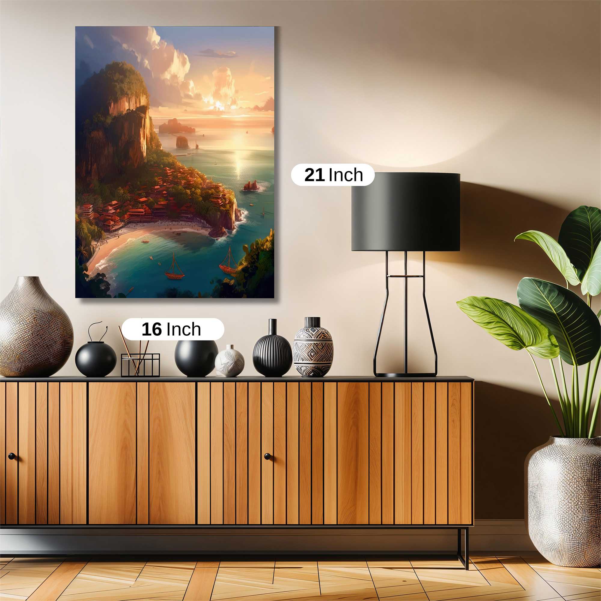 Sunset Serenity Safe Wall Magnetic / M