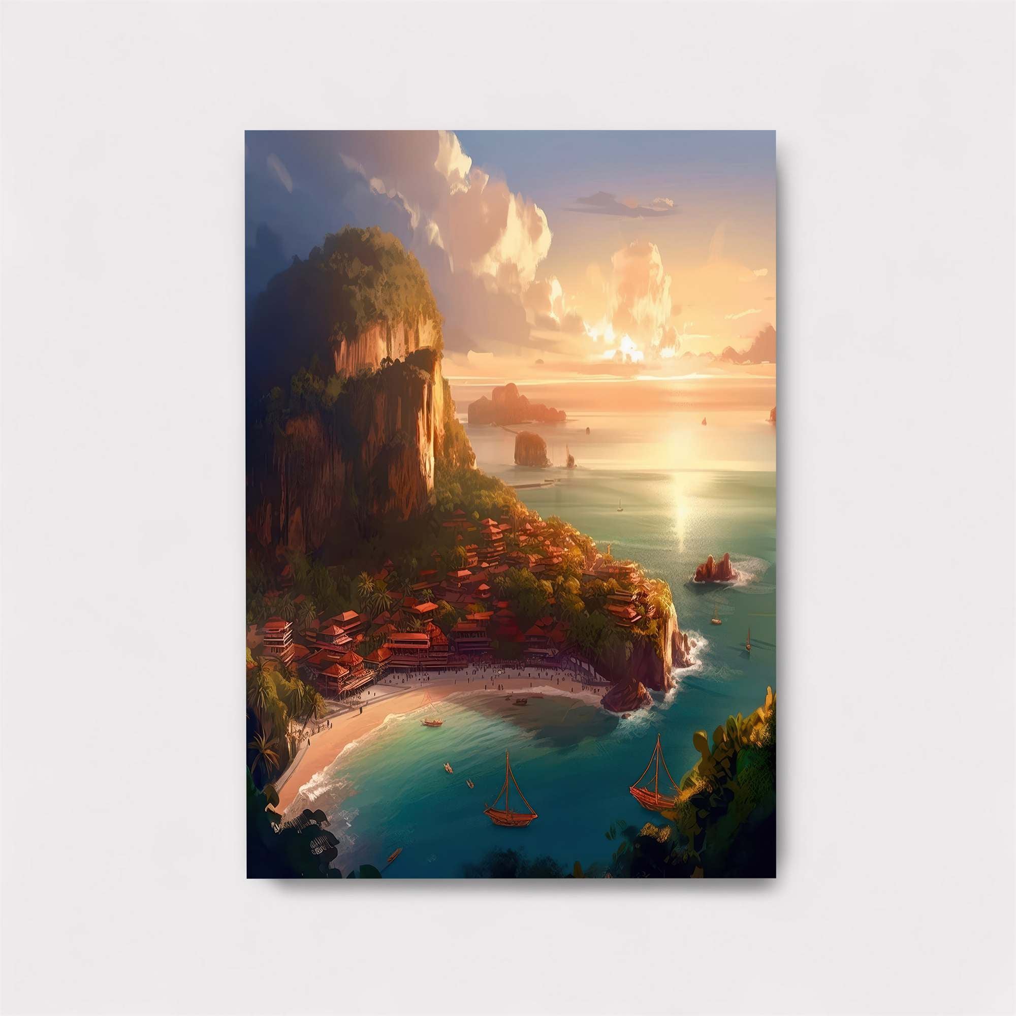 Sunset Serenity Safe Wall Magnetic / M