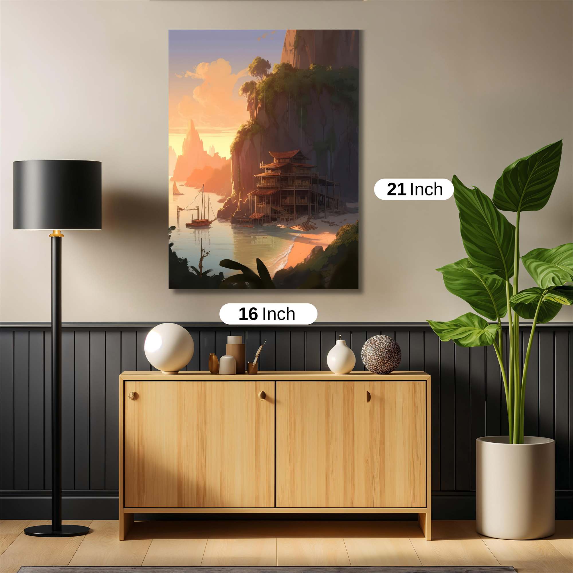 Cliffhaven Tranquil Safe Wall Magnetic / M