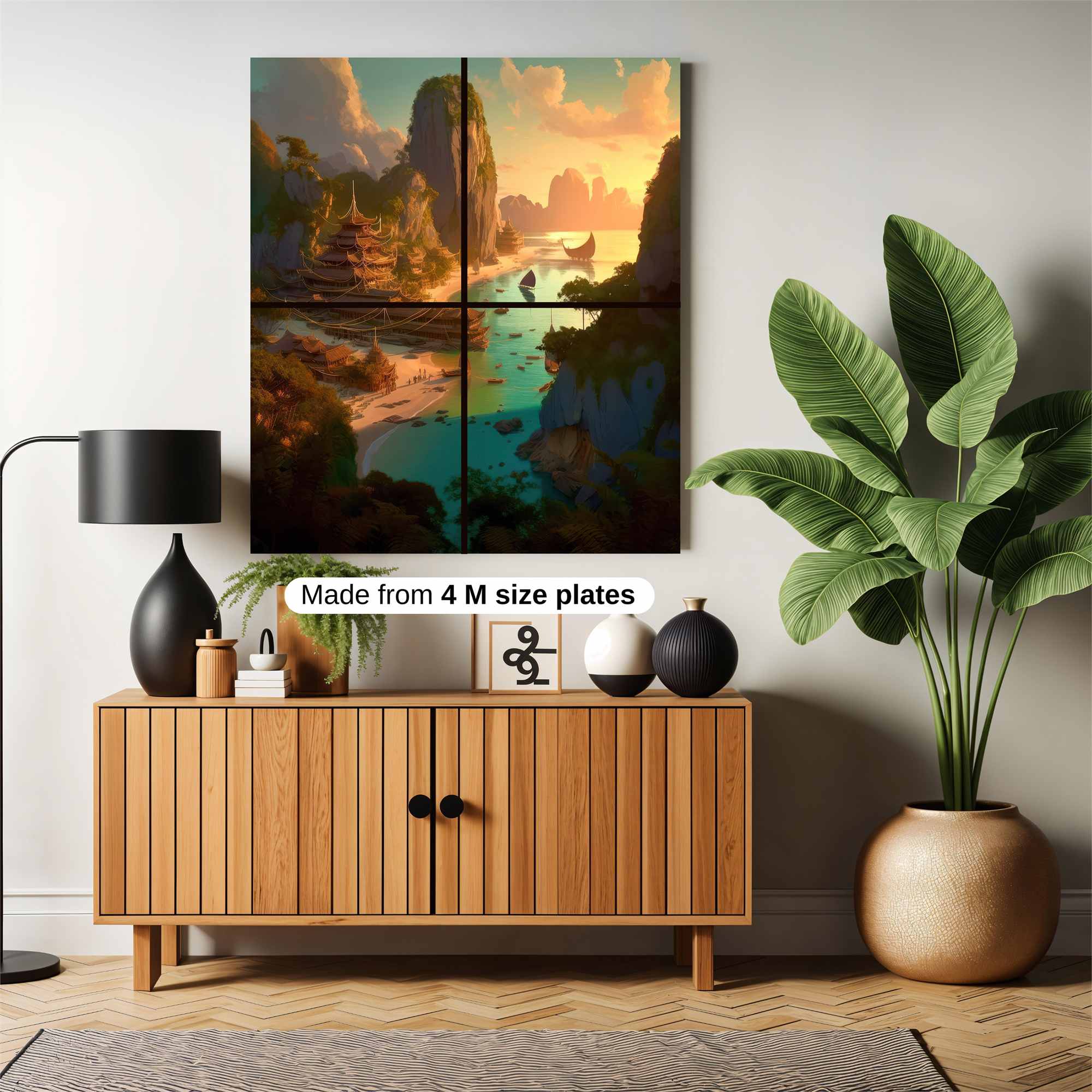 Island Serenity Safe Wall Magnetic / M