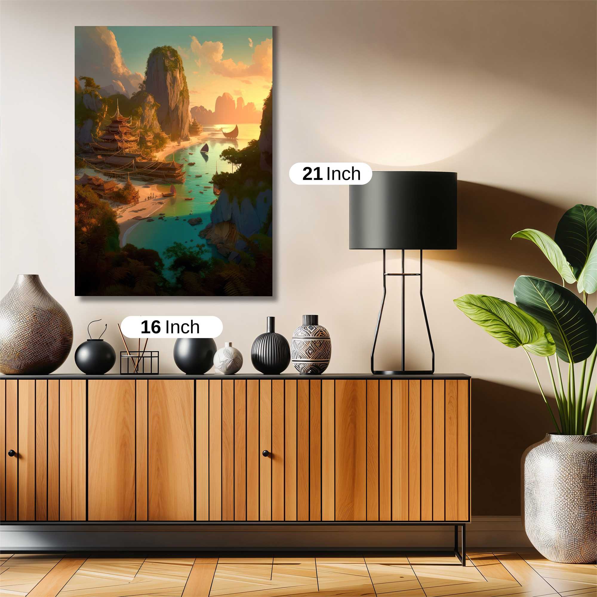 Island Serenity Safe Wall Magnetic / M