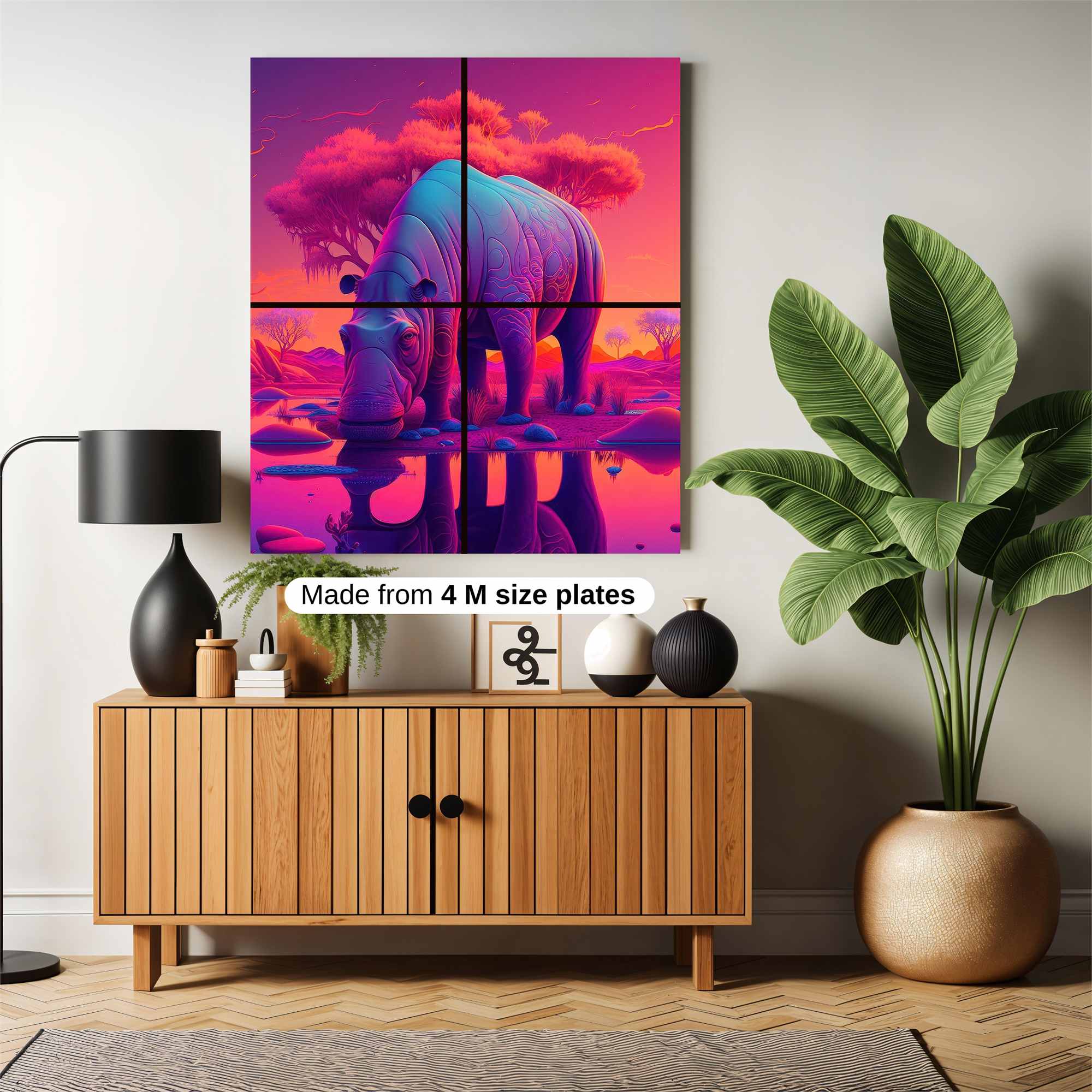 Hippo Serenity Safe Wall Magnetic / M