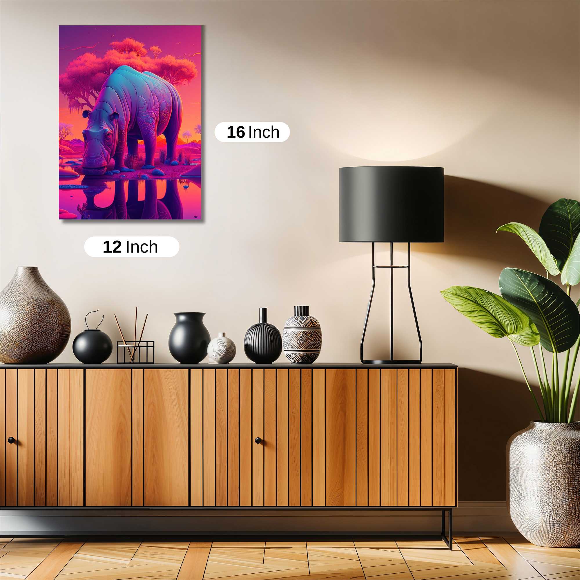 Hippo Serenity Safe Wall Magnetic / M