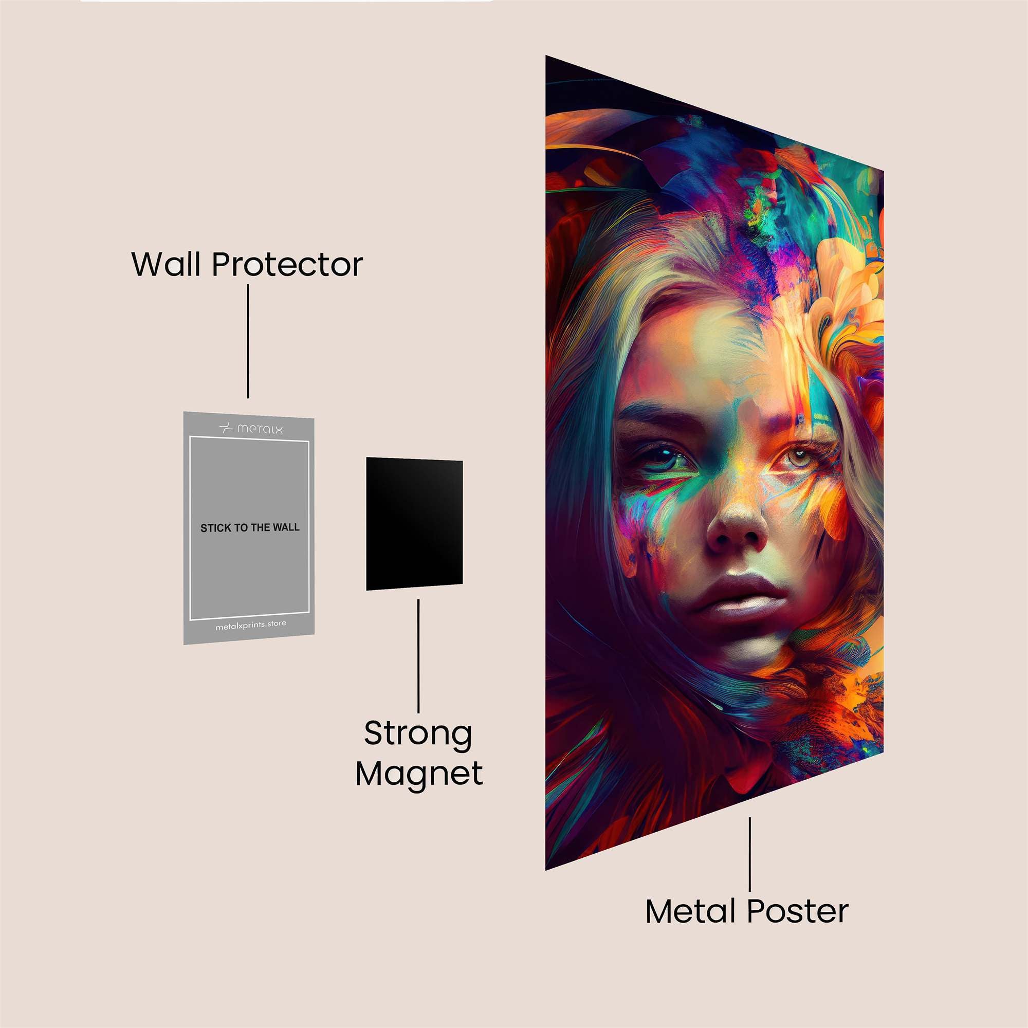 Cosmic Serenity Safe Wall Magnetic / M