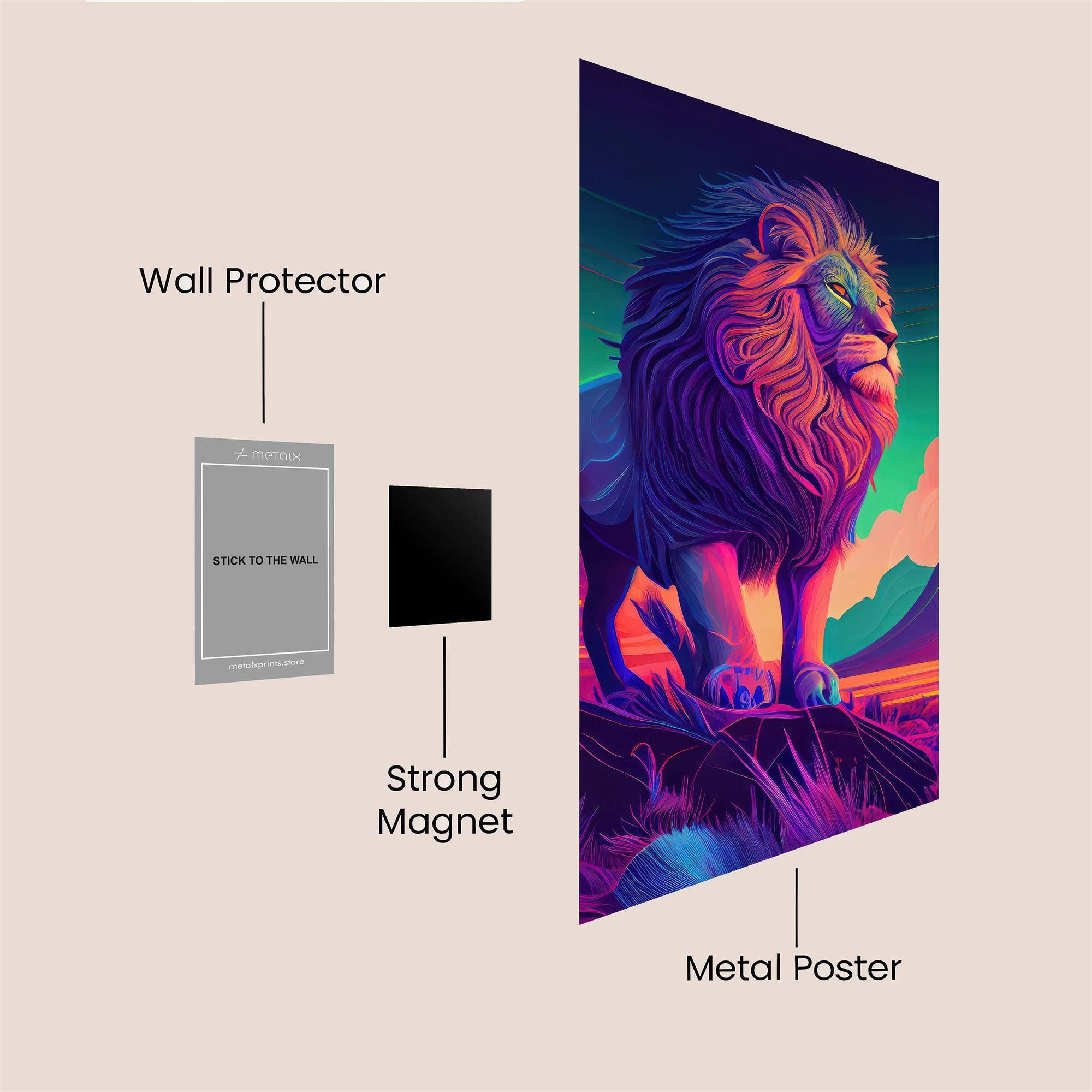 Skyward Wonder Safe Wall Magnetic / M