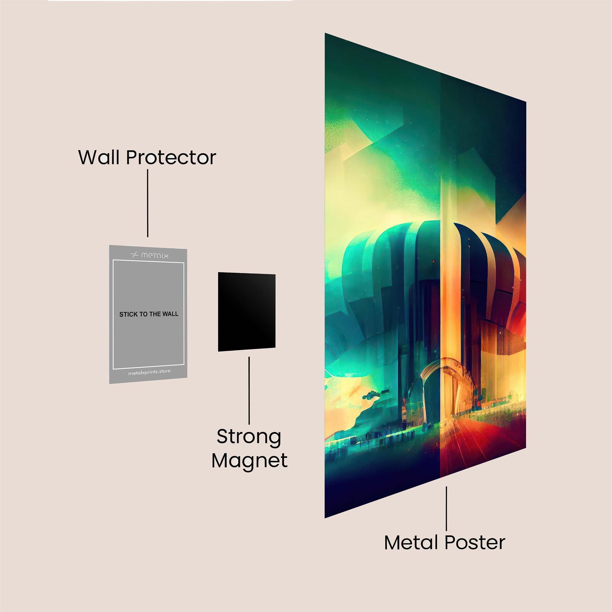 Portal Dreamscape Safe Wall Magnetic / M