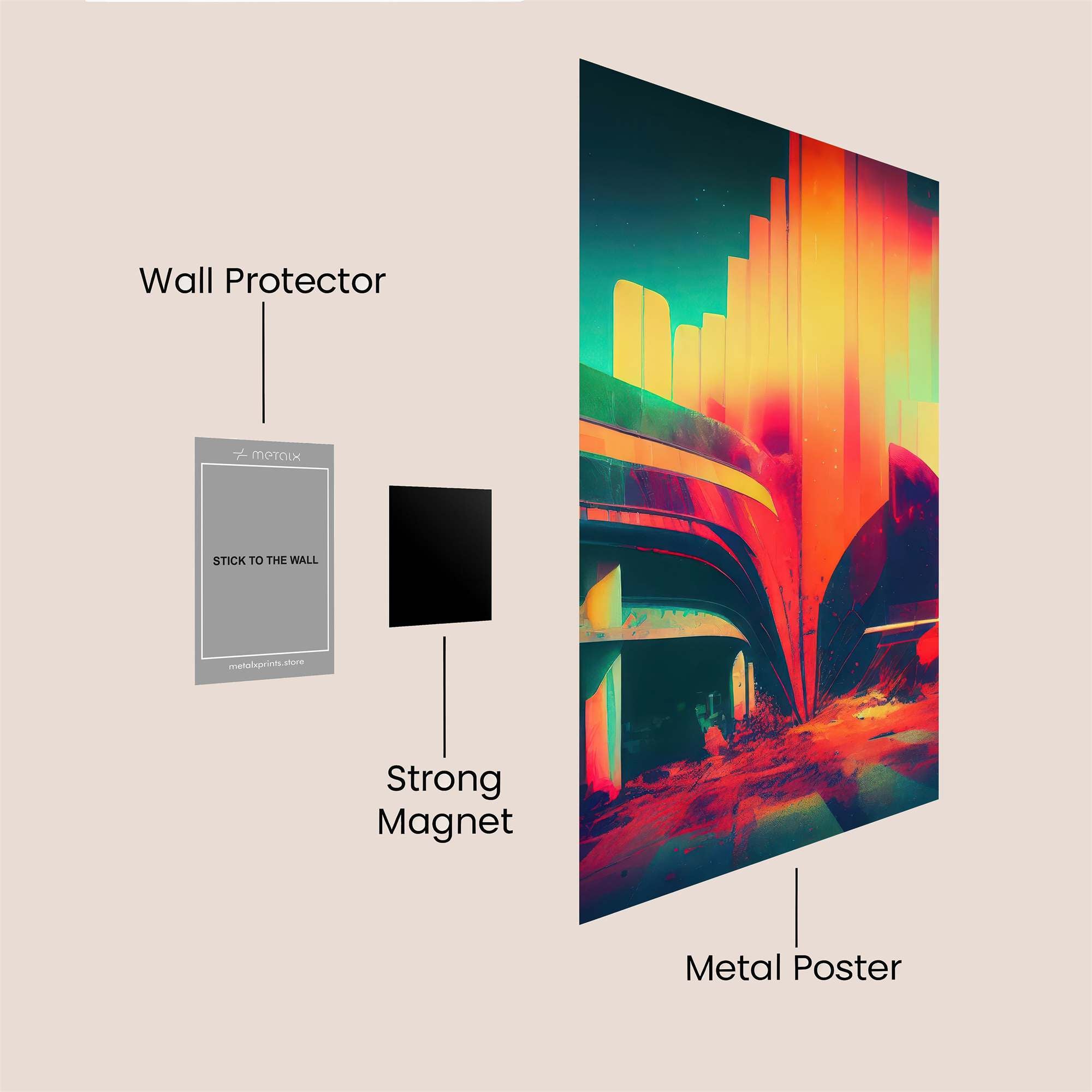 Medusa Enigma Safe Wall Magnetic / M