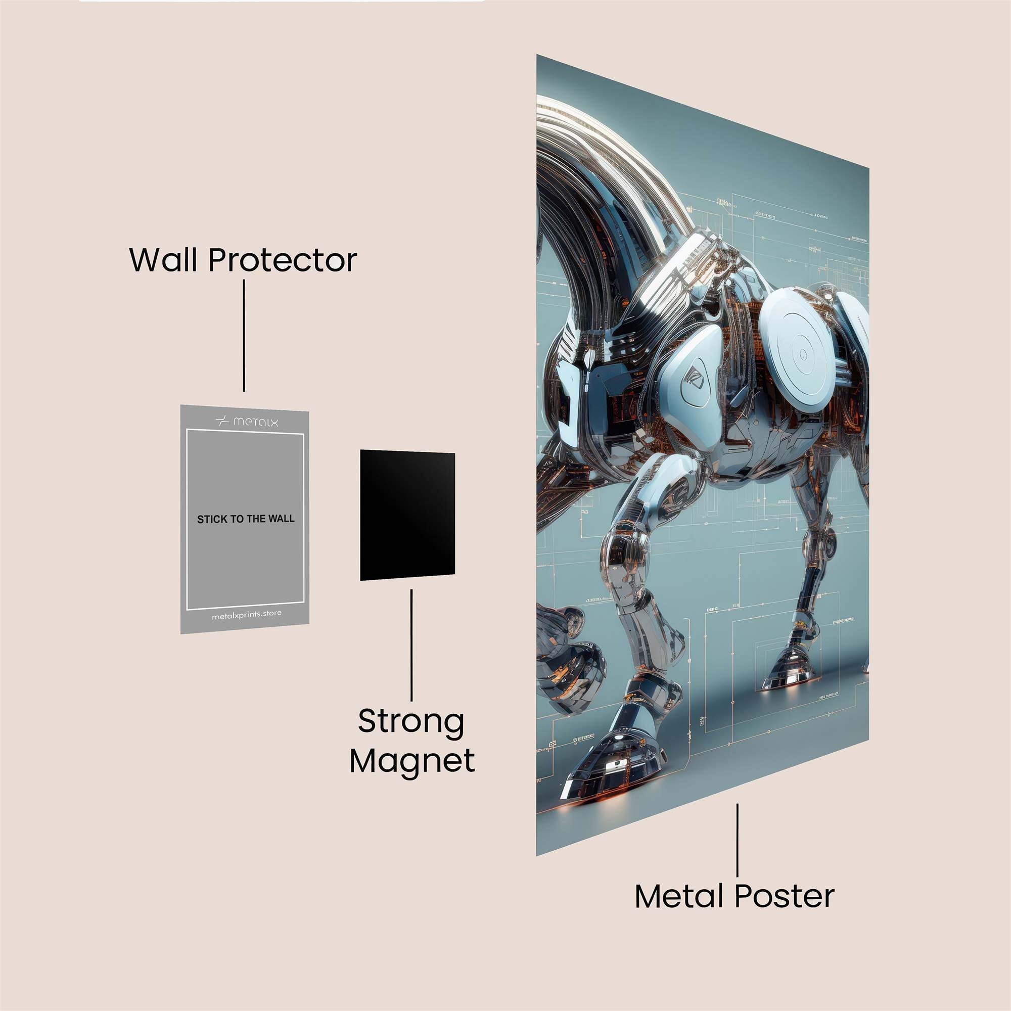 Robo Grace Safe Wall Magnetic / M