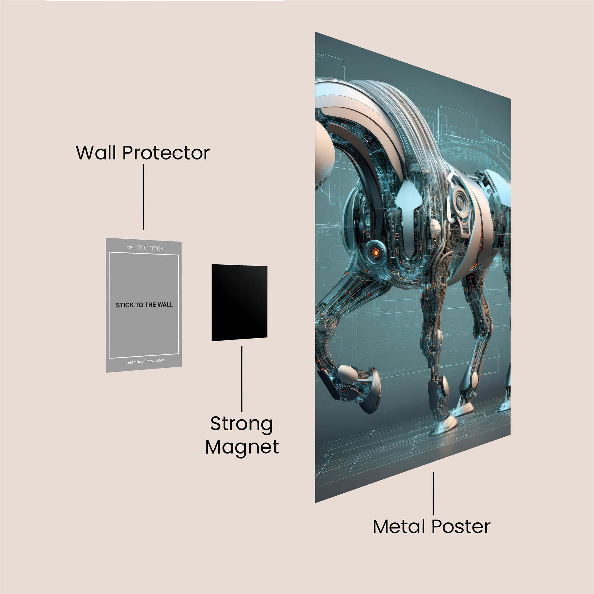 Rhinoceros Regal Safe Wall Magnetic / M