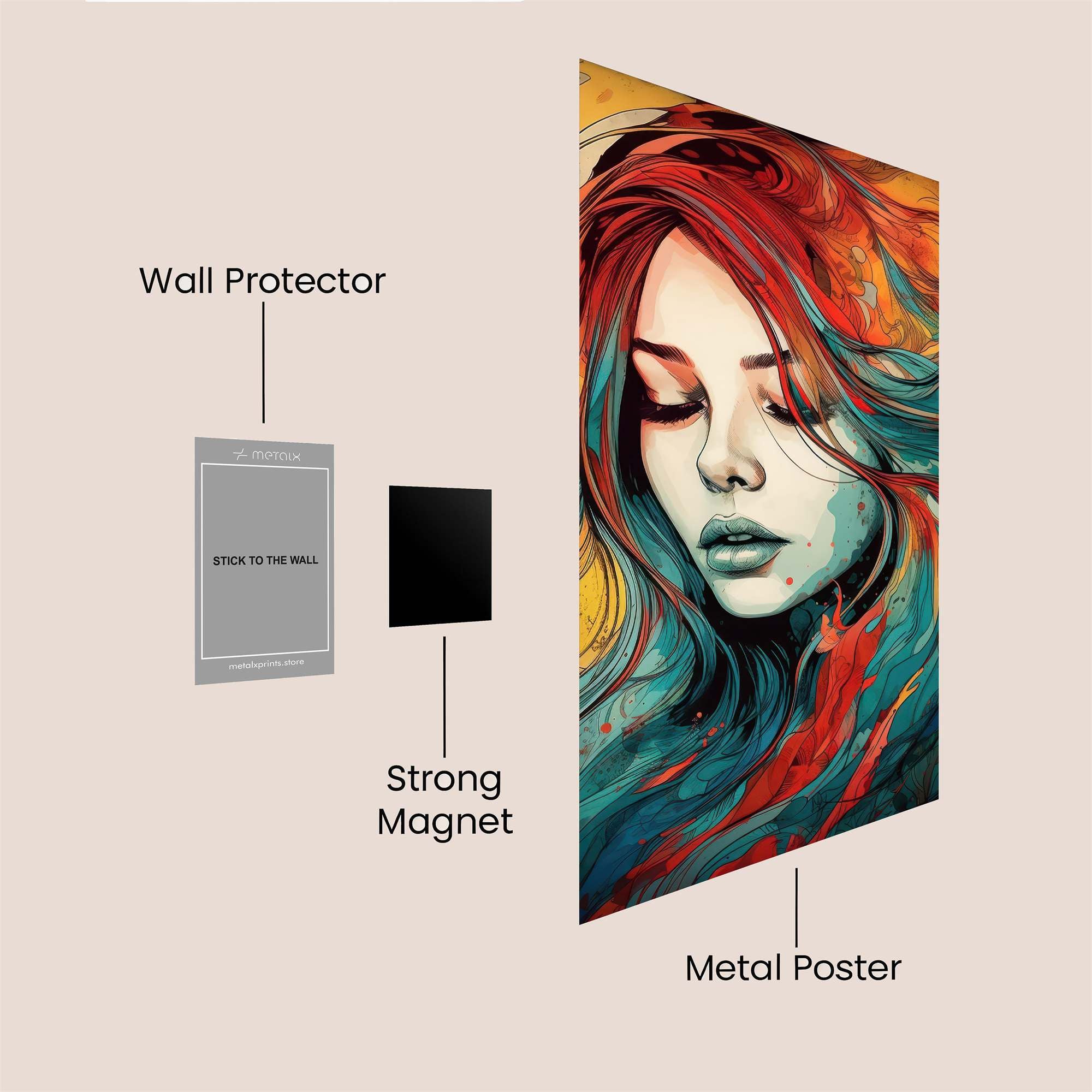 Steak Savory Safe Wall Magnetic / M