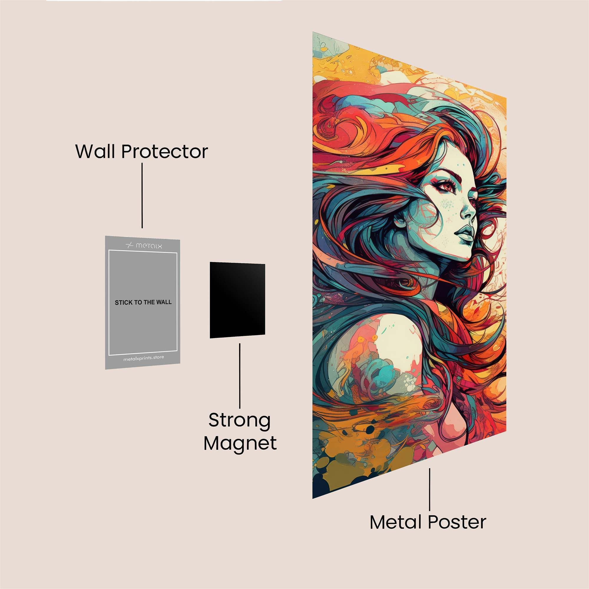 Lion Regal Safe Wall Magnetic / M