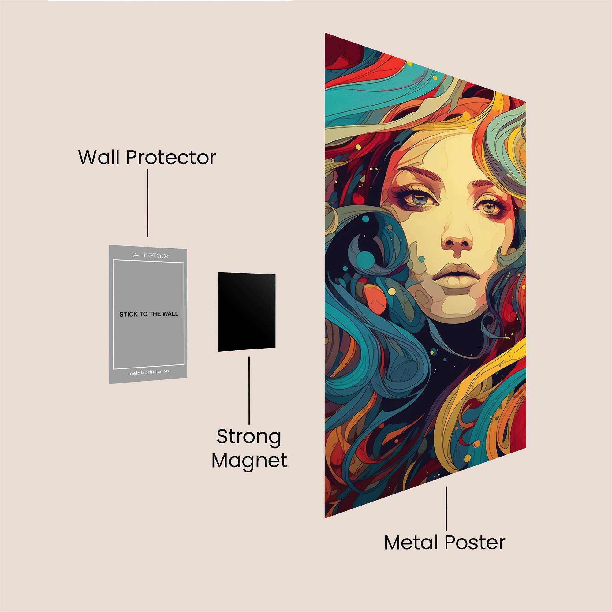 Aurora Dream Safe Wall Magnetic / M