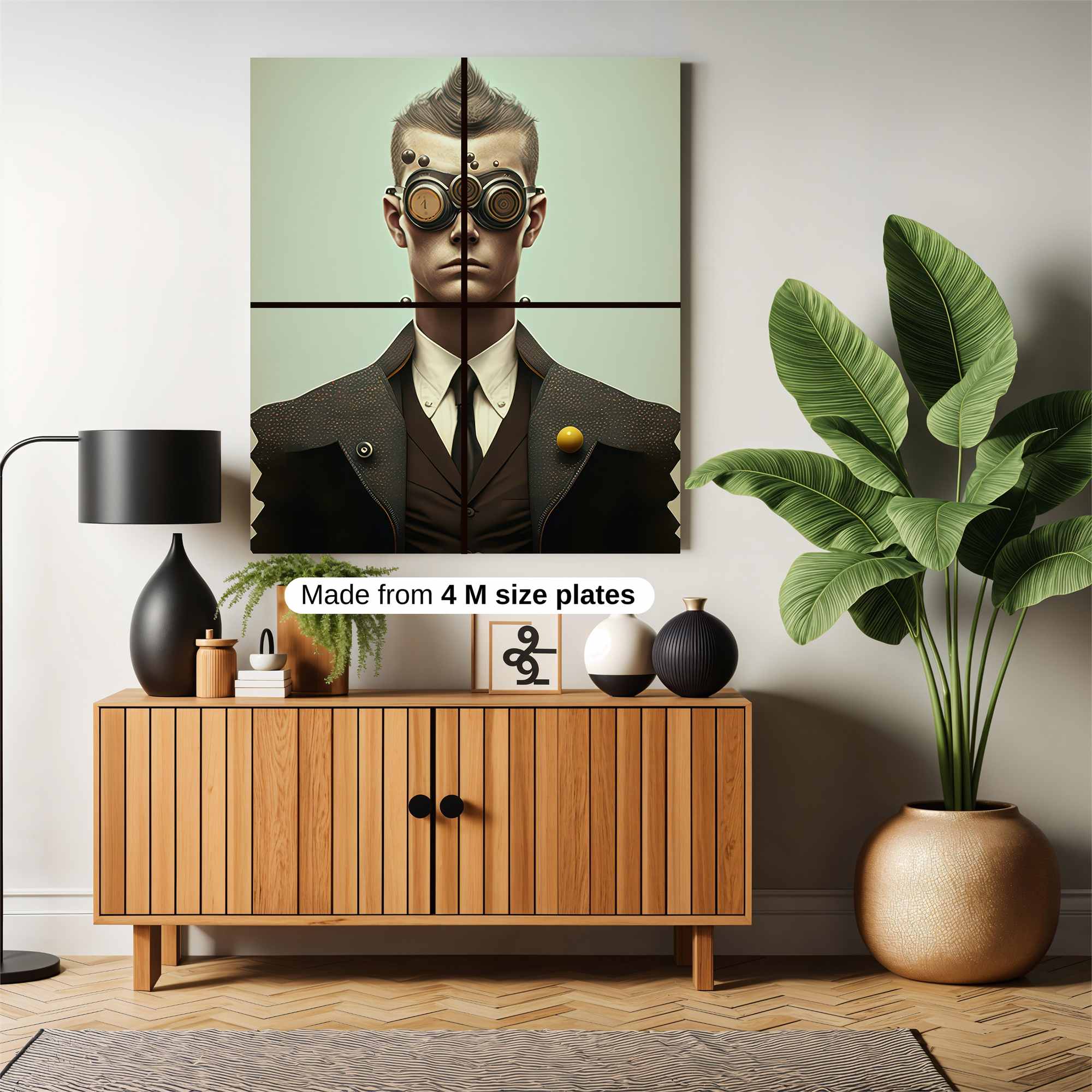 Steampunk Visionary Safe Wall Magnetic / M