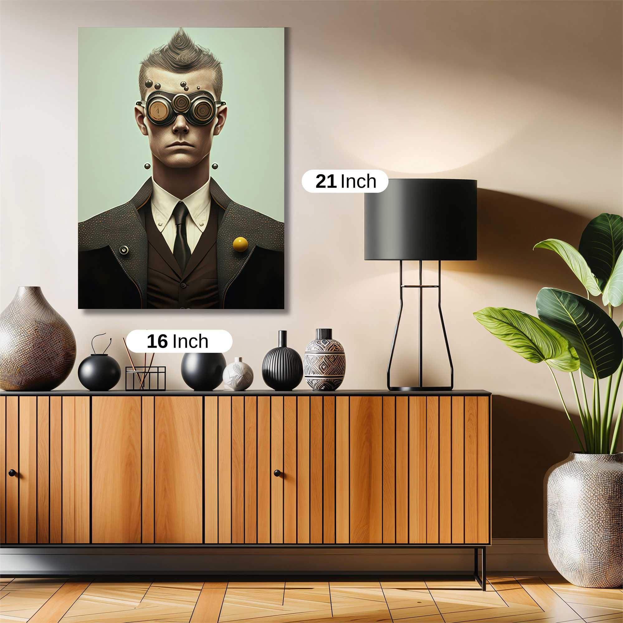 Steampunk Visionary Safe Wall Magnetic / M