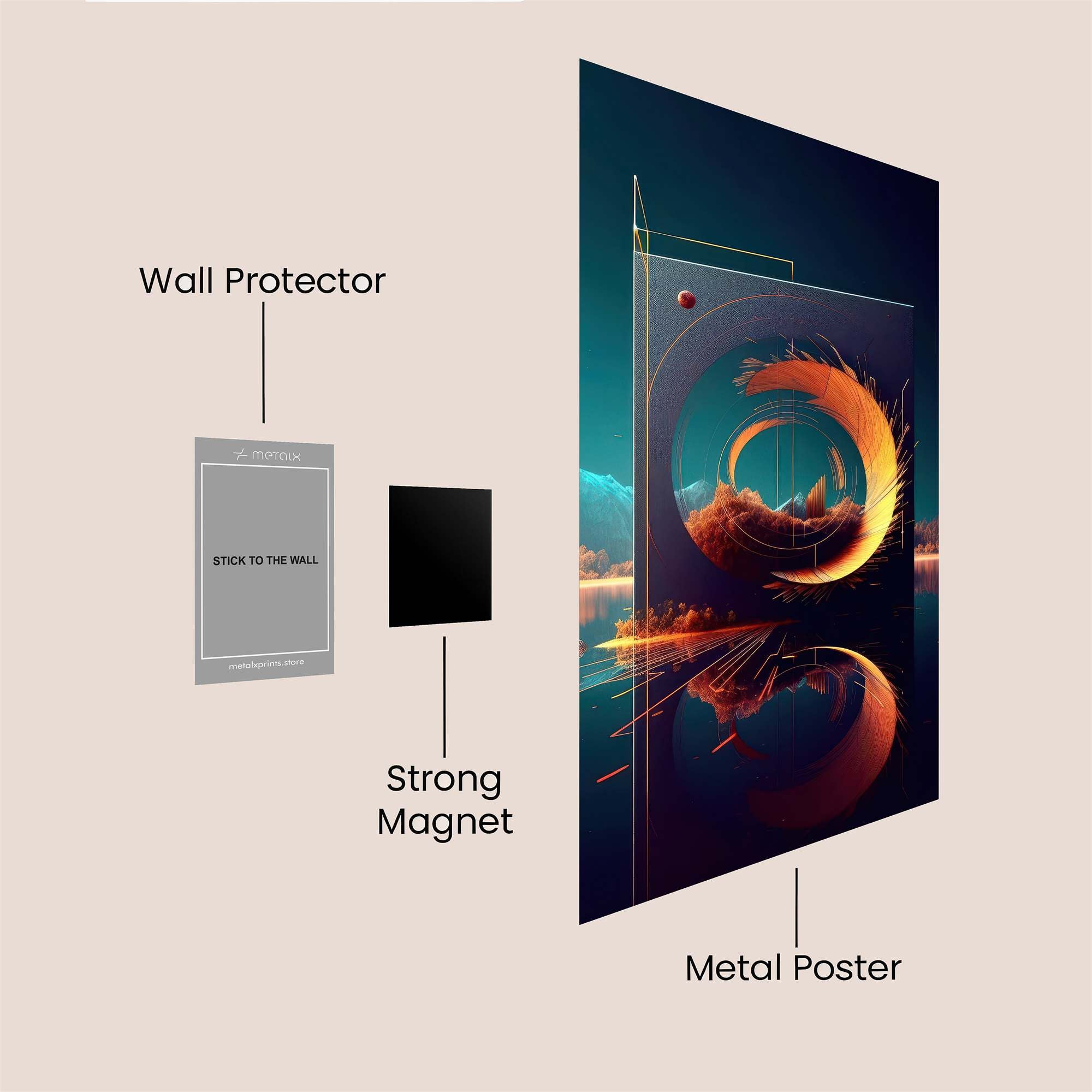 Cocoon Serenity Safe Wall Magnetic / M