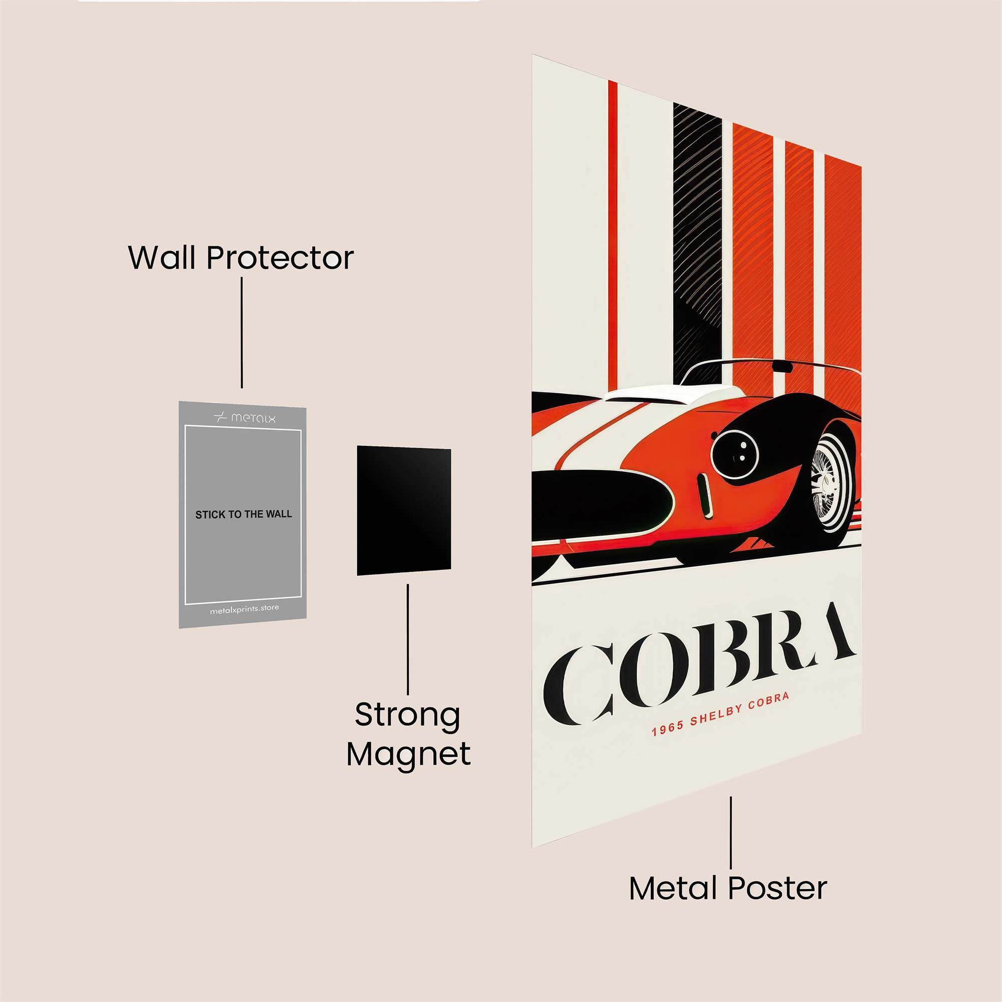Cobra Velocity Safe Wall Magnetic / M