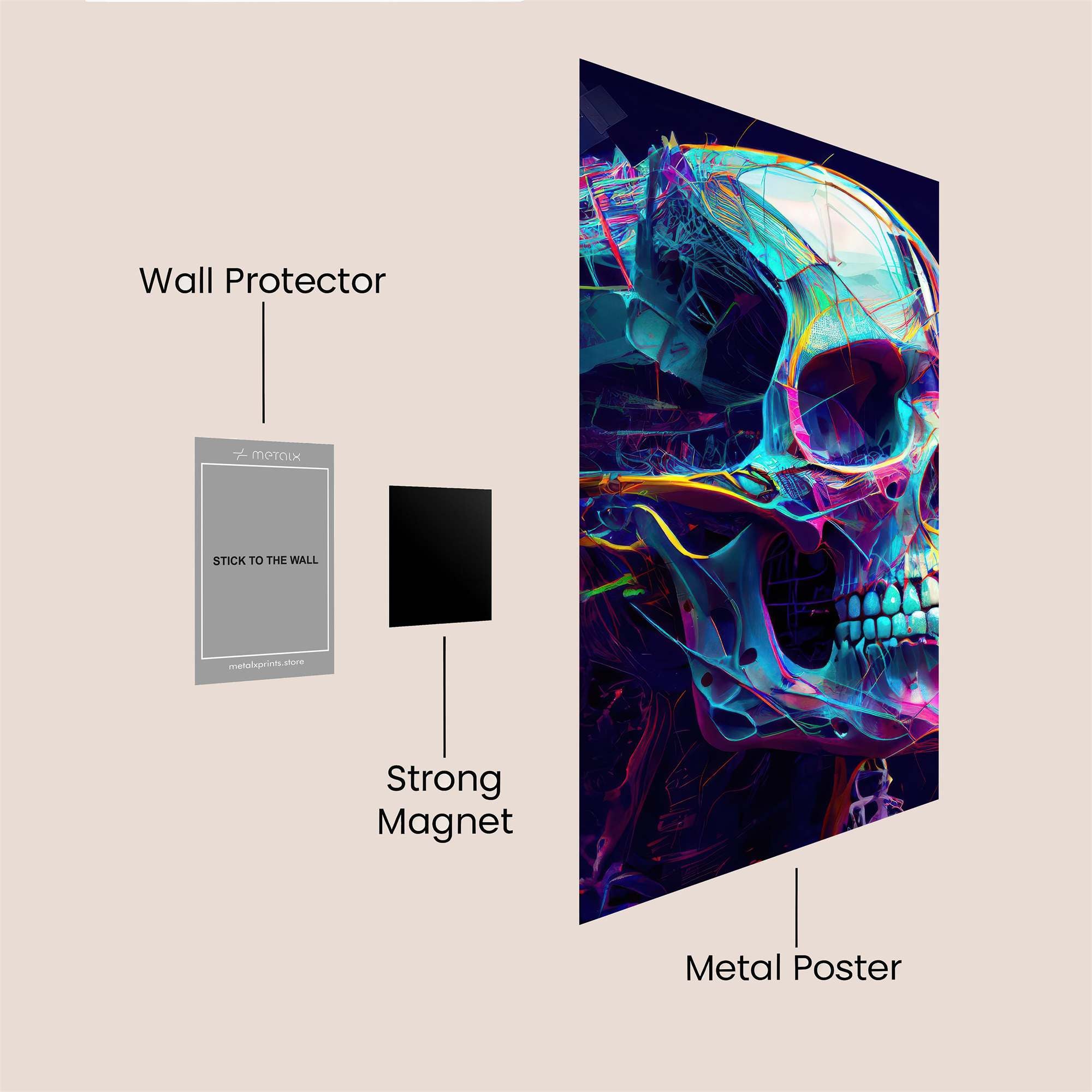Cyber Enigma Safe Wall Magnetic / M