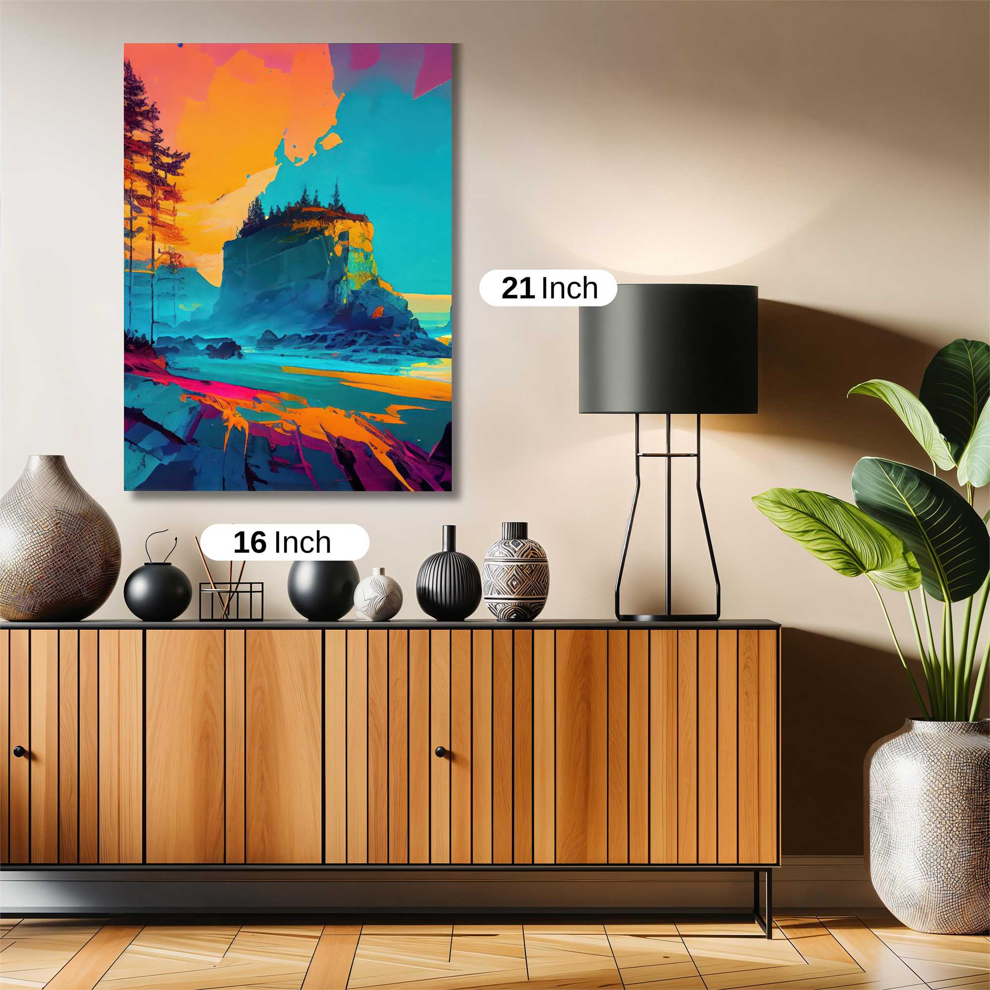 Sunset Serenity Safe Wall Magnetic / M