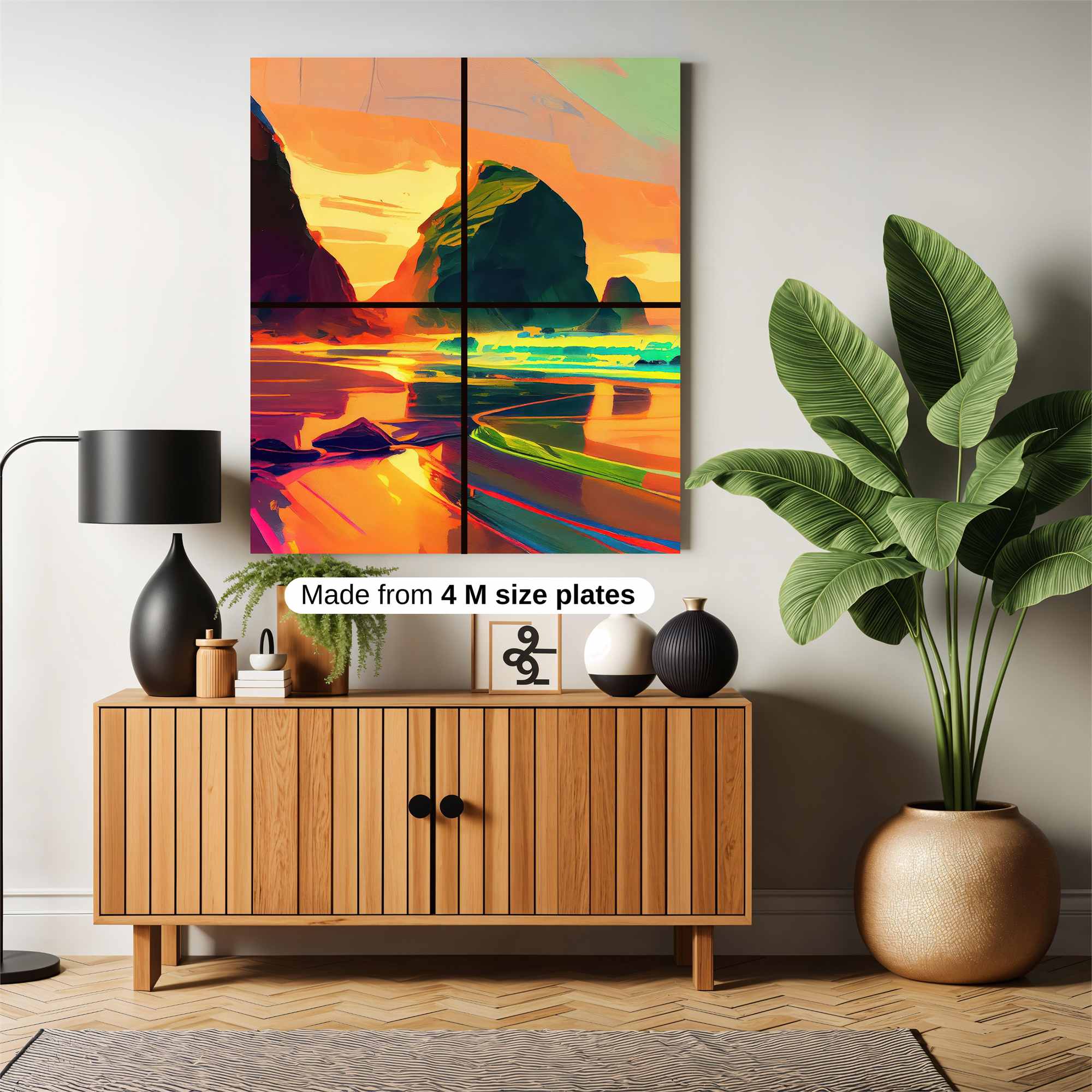 Sunset Serenity Safe Wall Magnetic / M