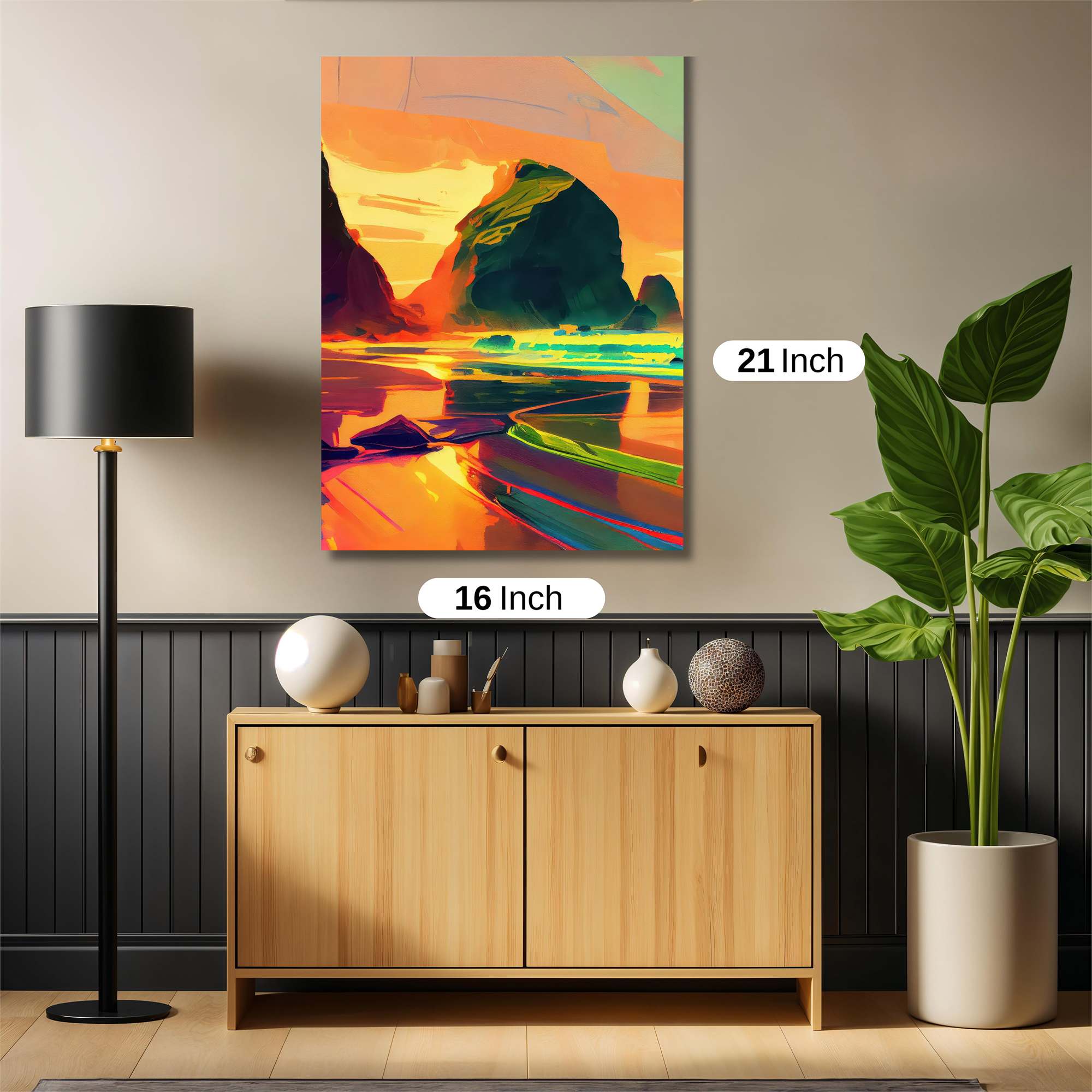 Sunset Serenity Safe Wall Magnetic / M