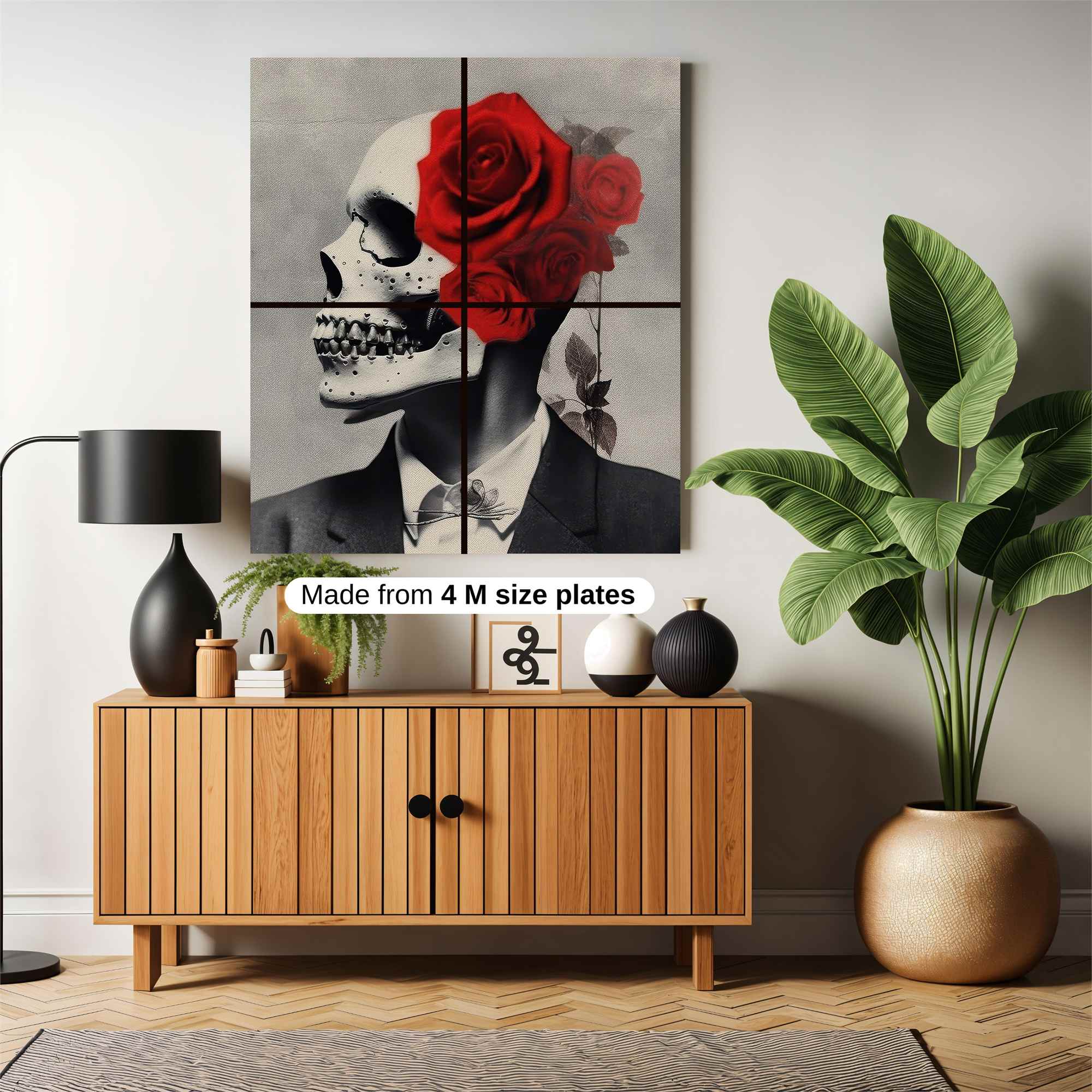 Skull Romance Safe Wall Magnetic / M