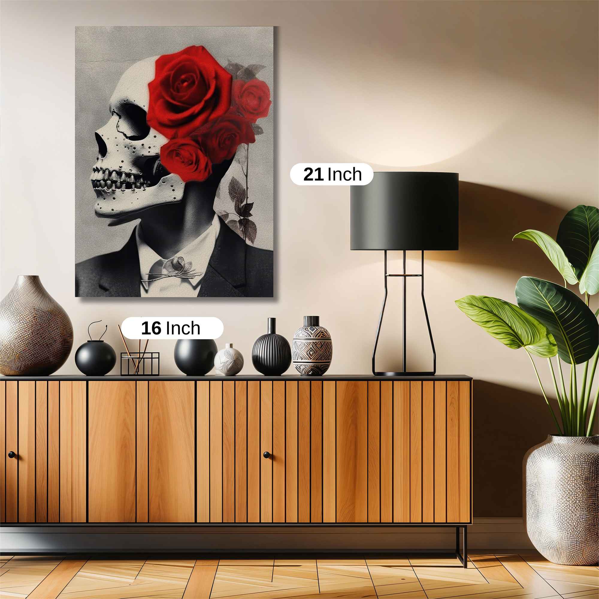 Skull Romance Safe Wall Magnetic / M