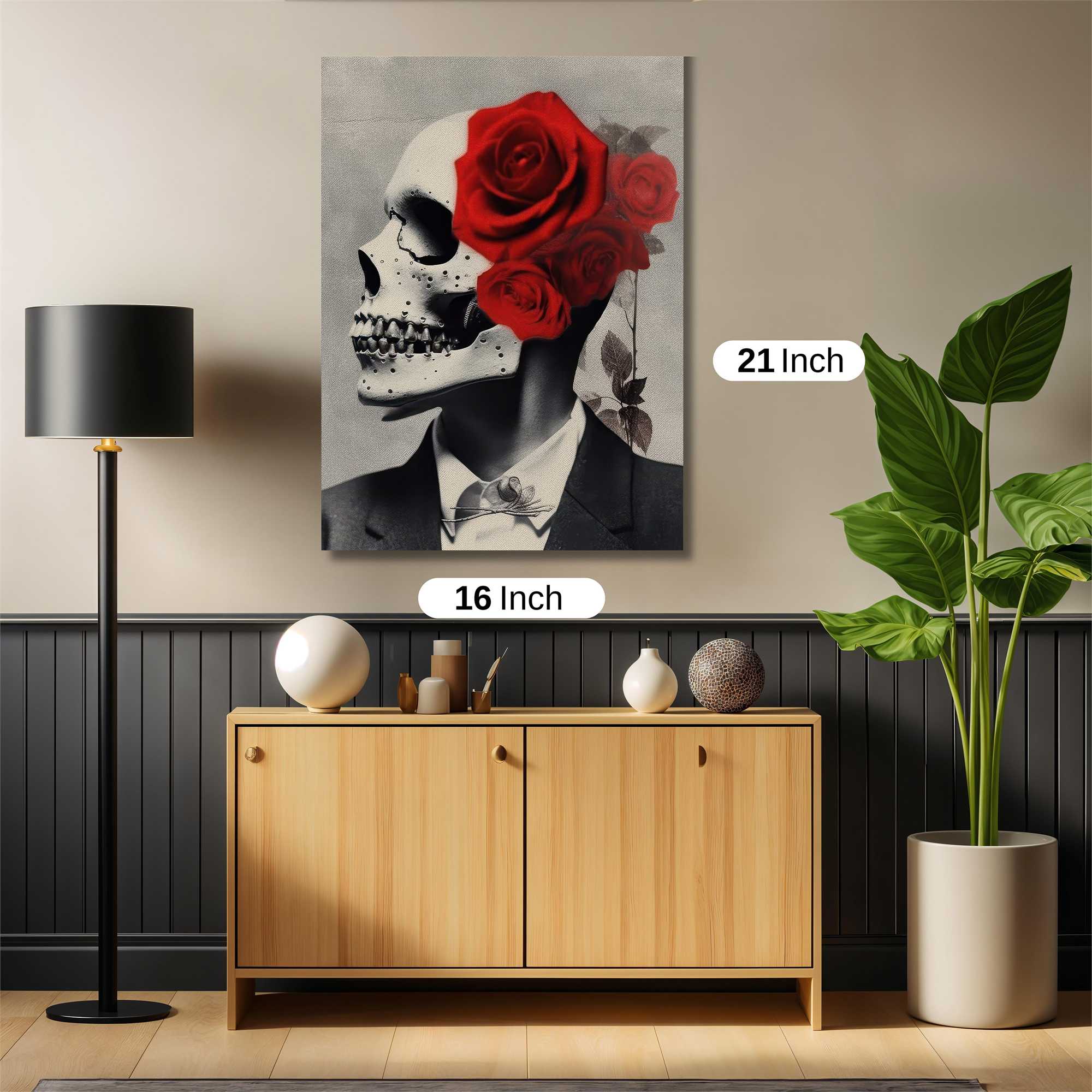 Skull Romance Safe Wall Magnetic / M