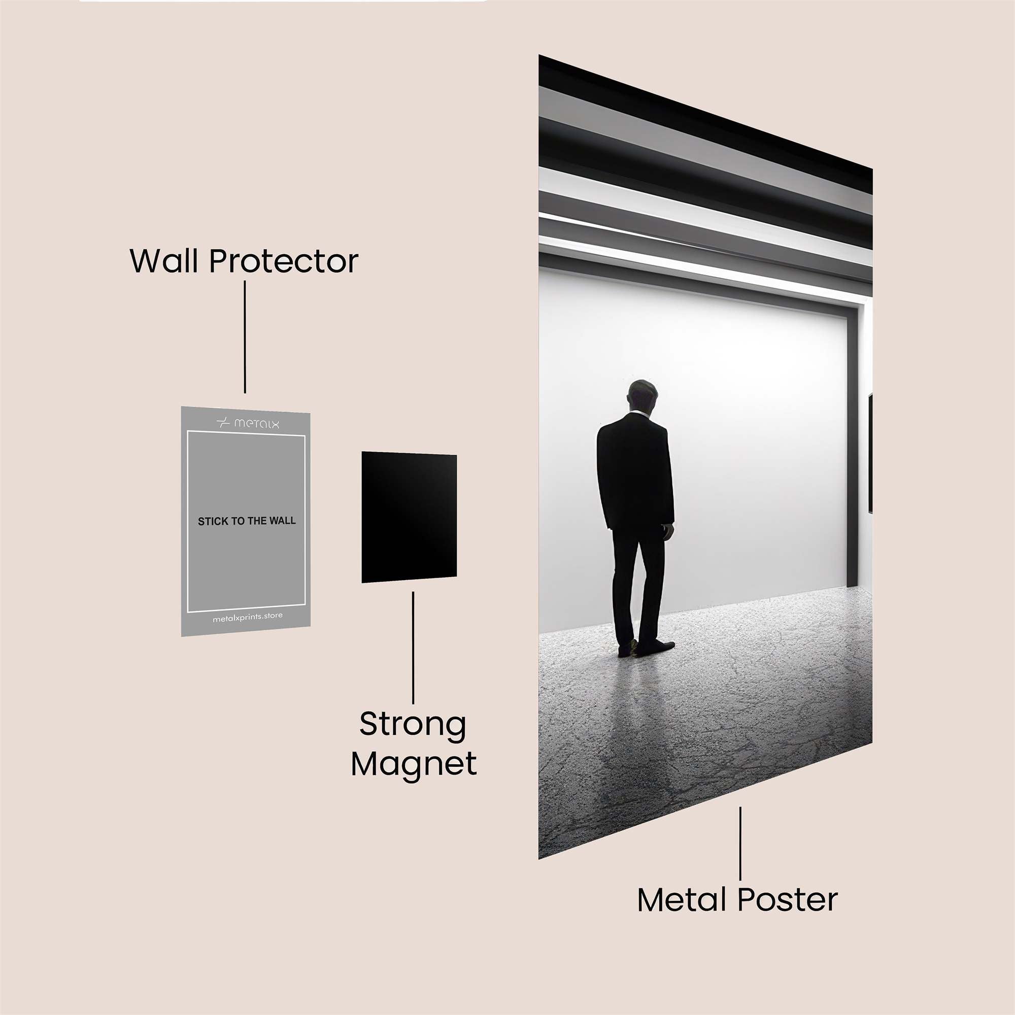 Pyramid Twilight Safe Wall Magnetic / M