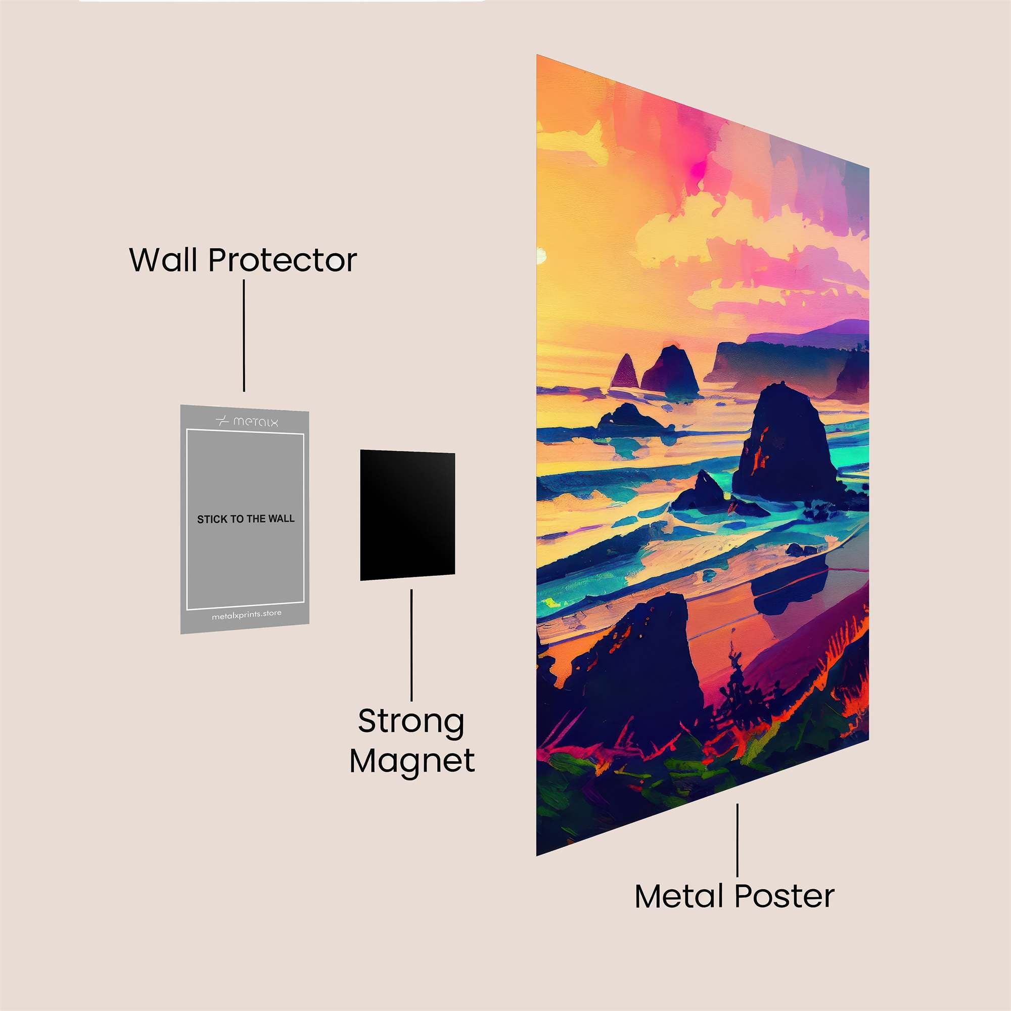 Aztec Enigma Safe Wall Magnetic / M