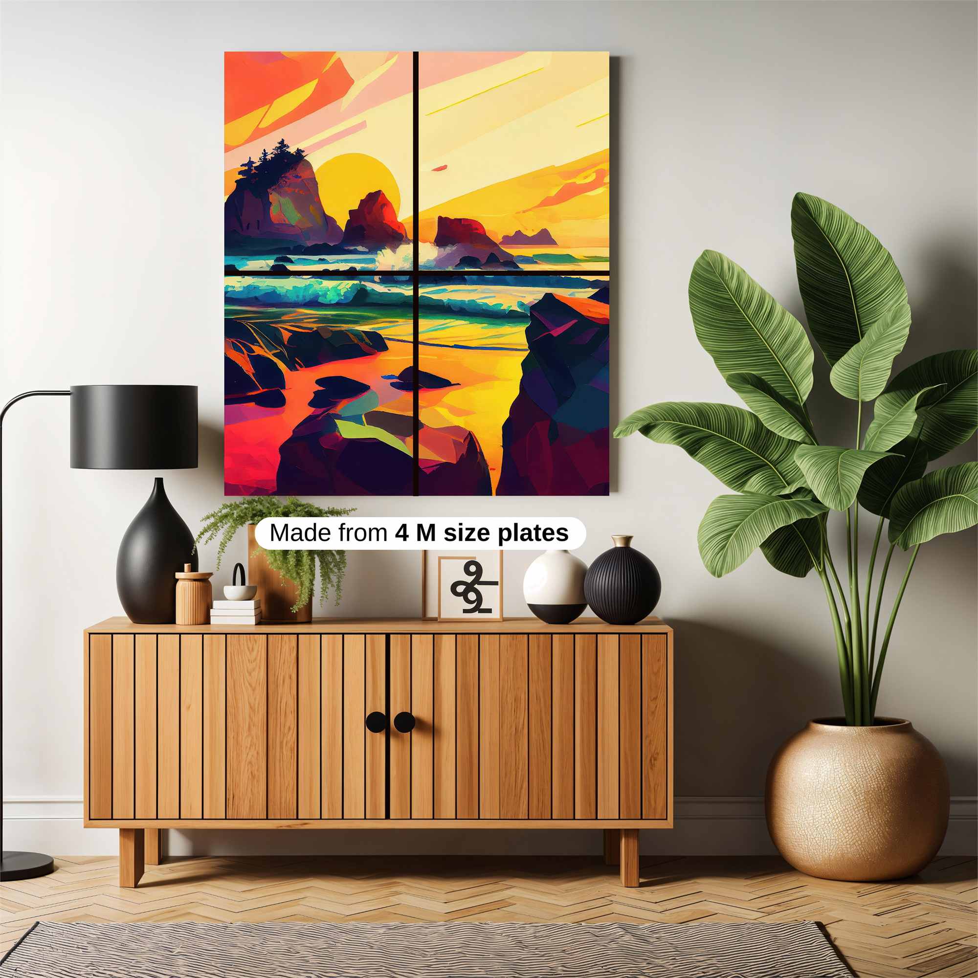 Sunset Serenity Safe Wall Magnetic / M