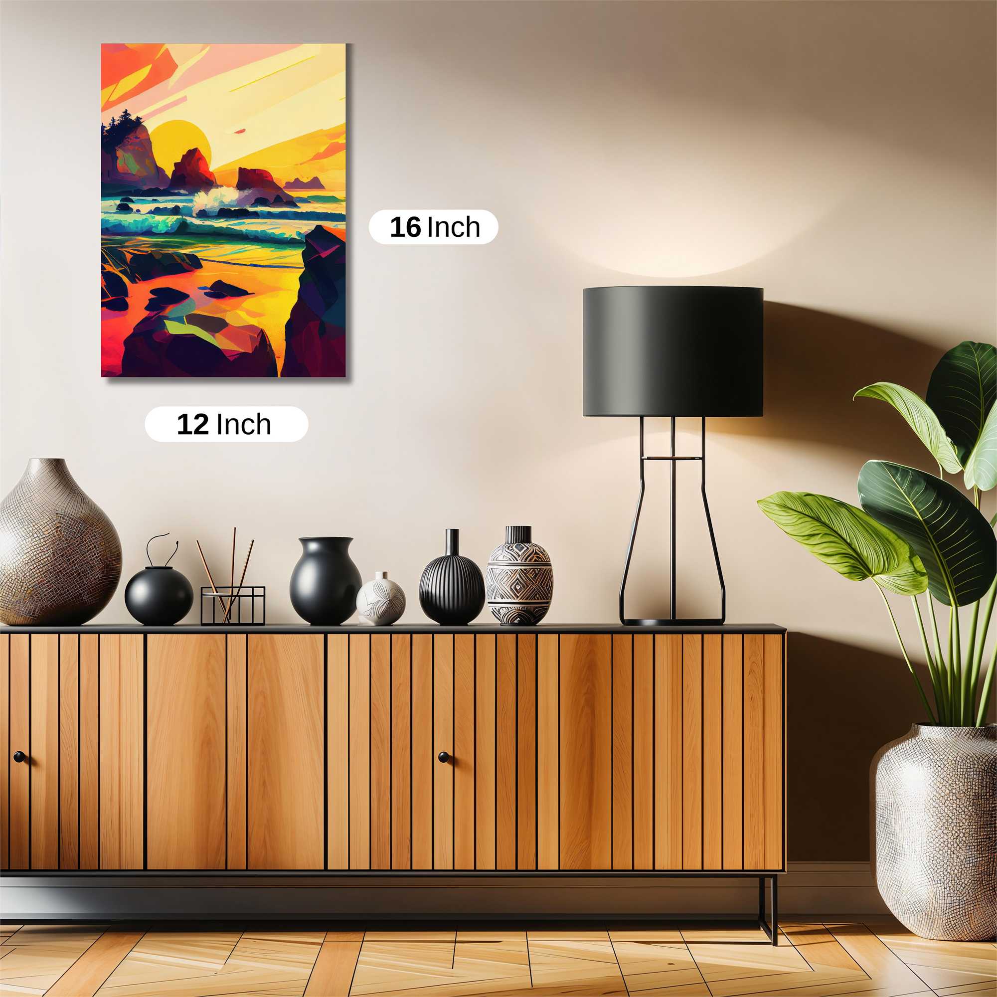 Sunset Serenity Safe Wall Magnetic / M