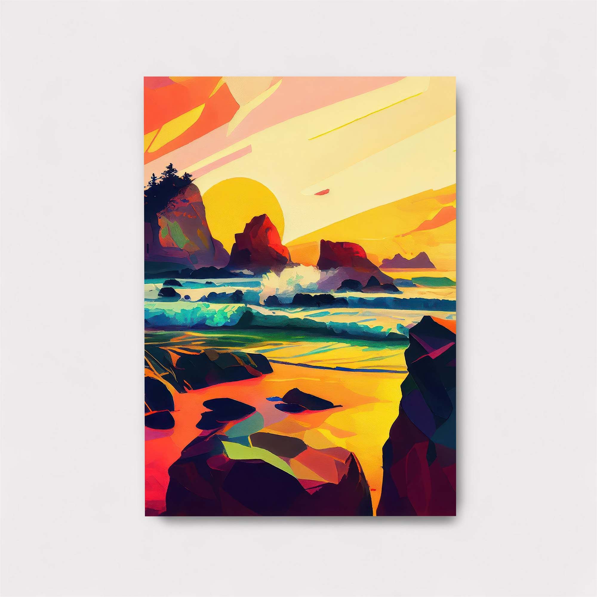 Sunset Serenity Safe Wall Magnetic / M