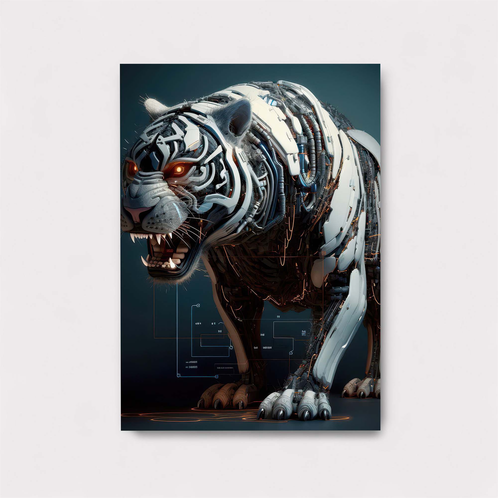 Cyber Fury Safe Wall Magnetic / M