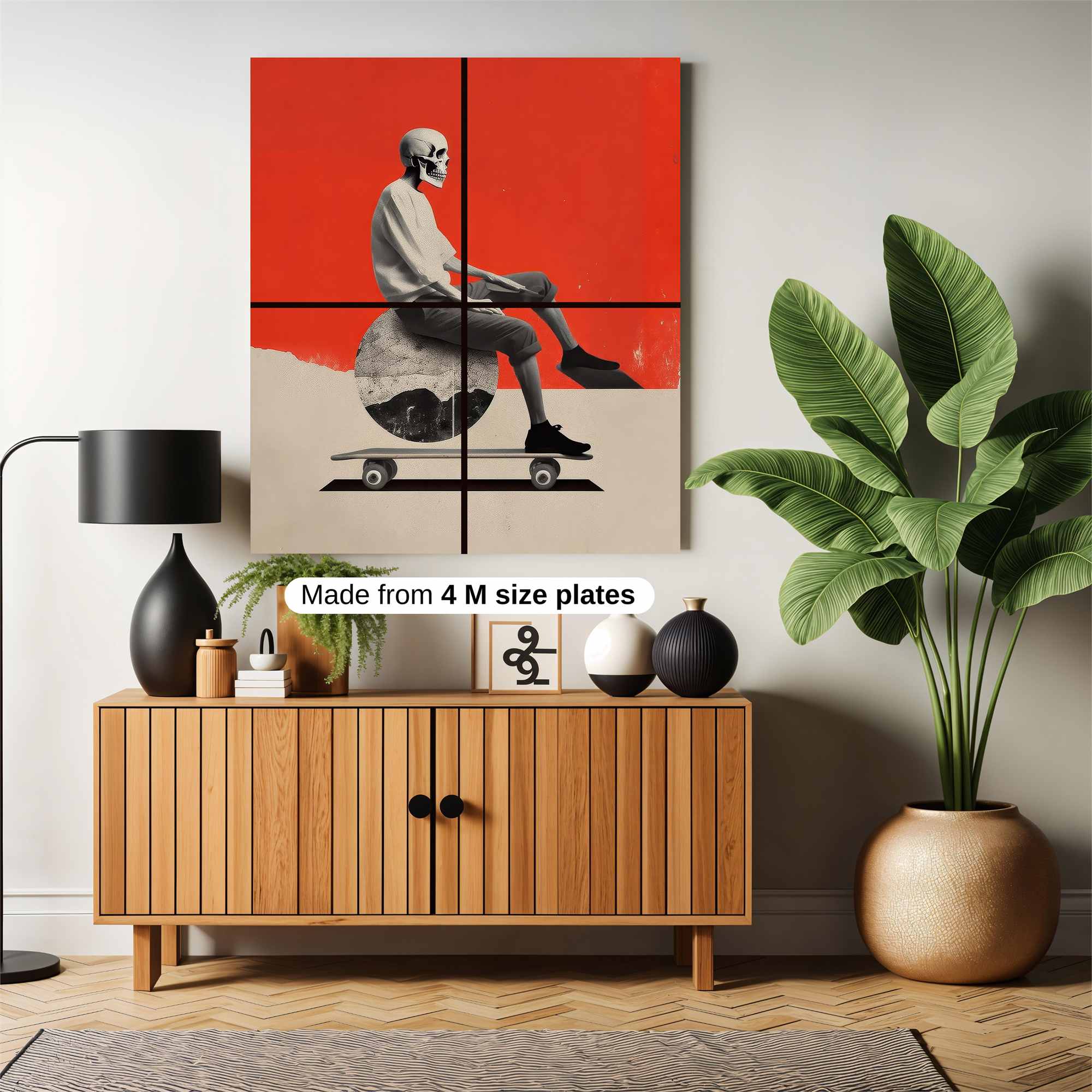 Skeleton Chill Safe Wall Magnetic / M