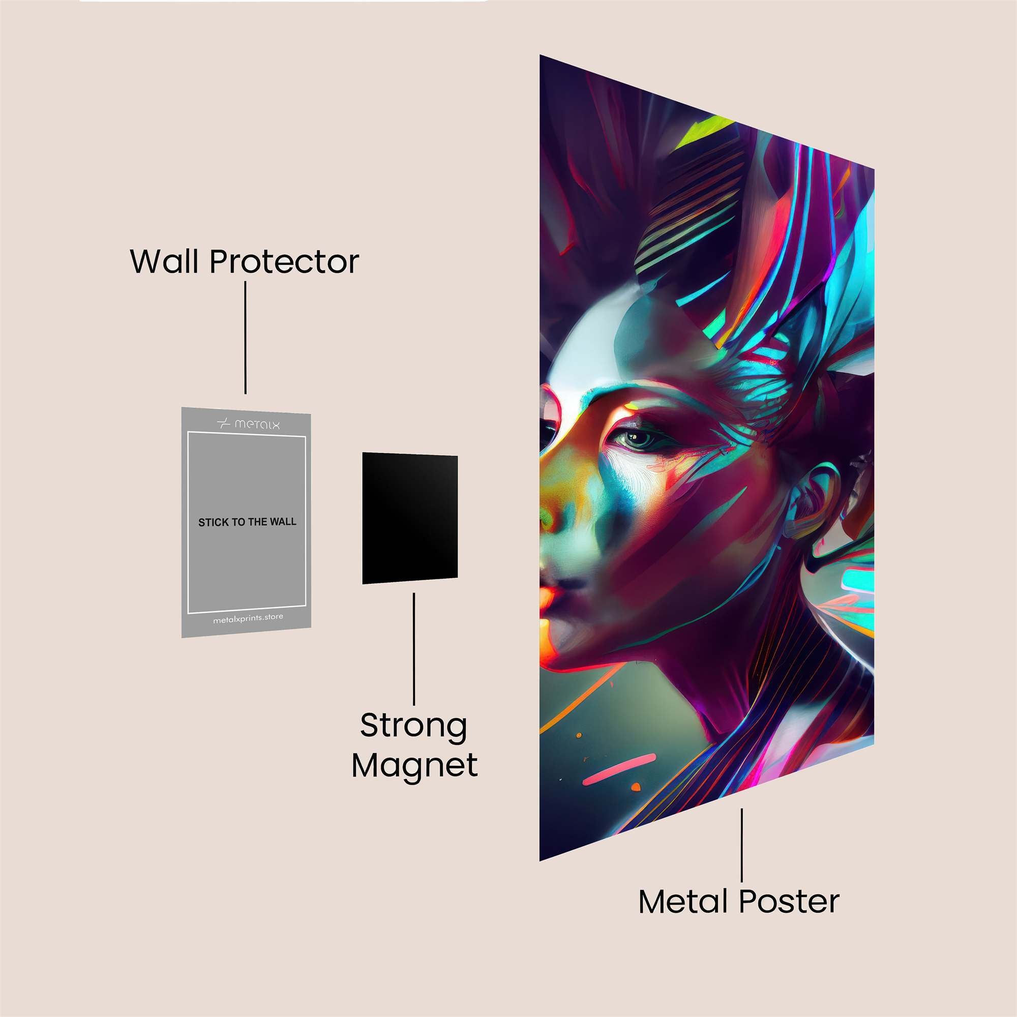 Neon Majesty Safe Wall Magnetic / M