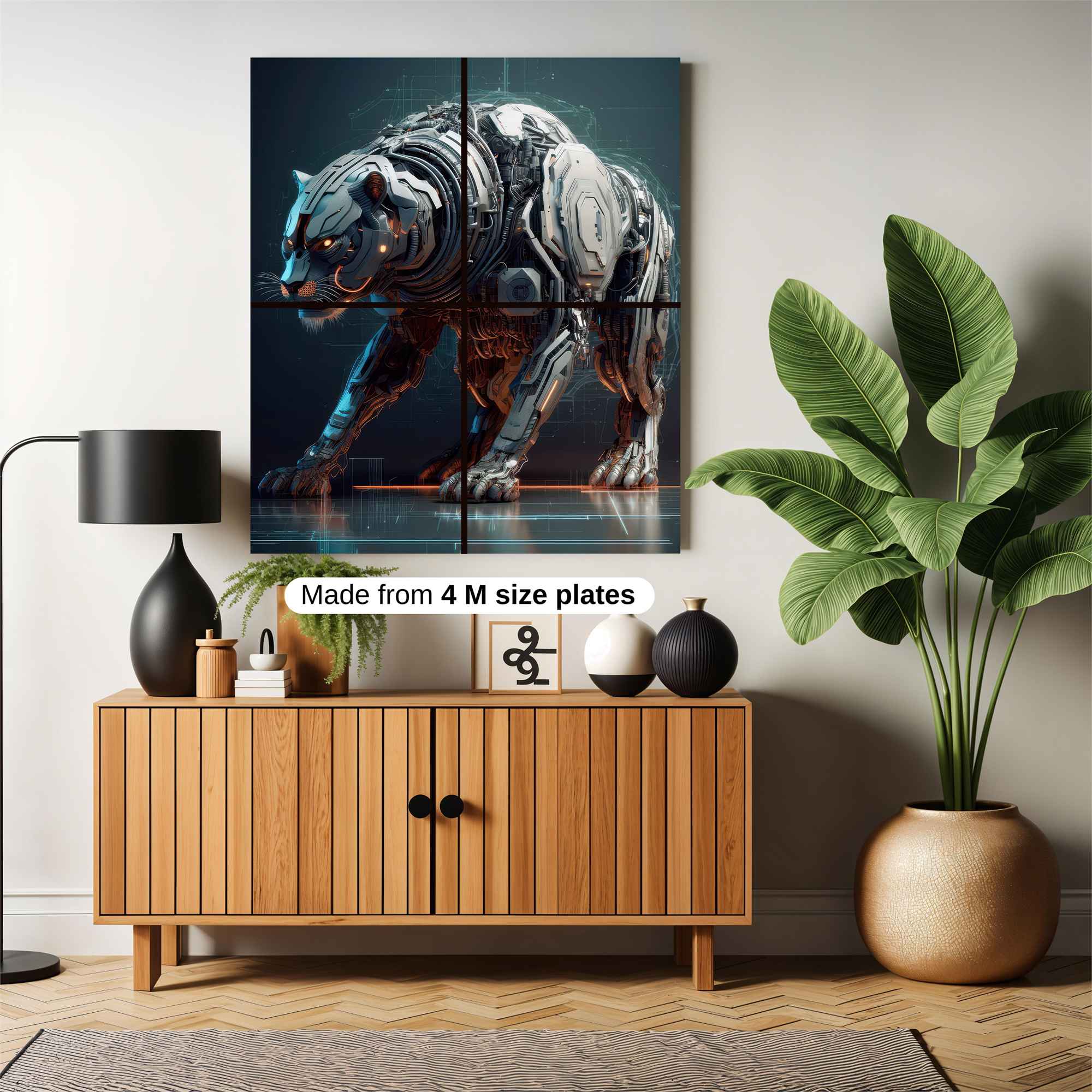 Cyber Panther Safe Wall Magnetic / M