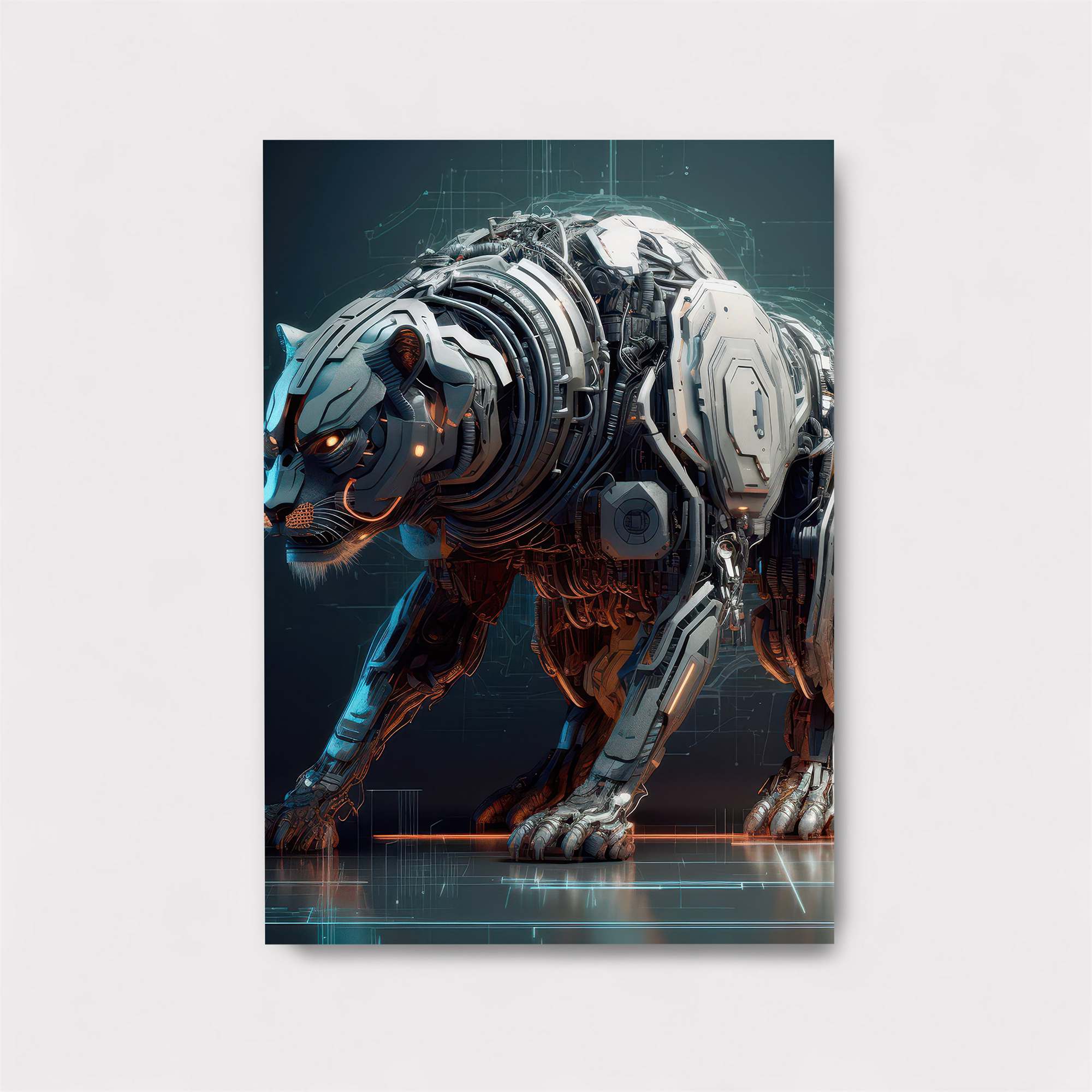 Cyber Panther Safe Wall Magnetic / M